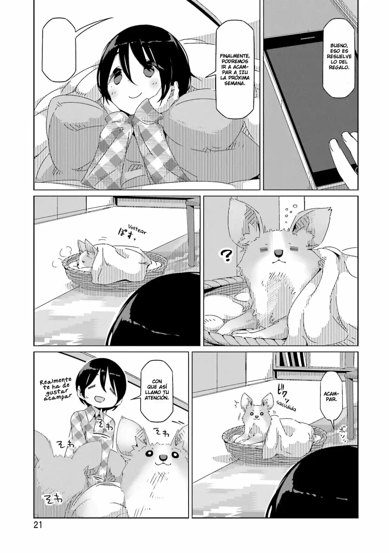 Yurucamp capítulo 41, página 22