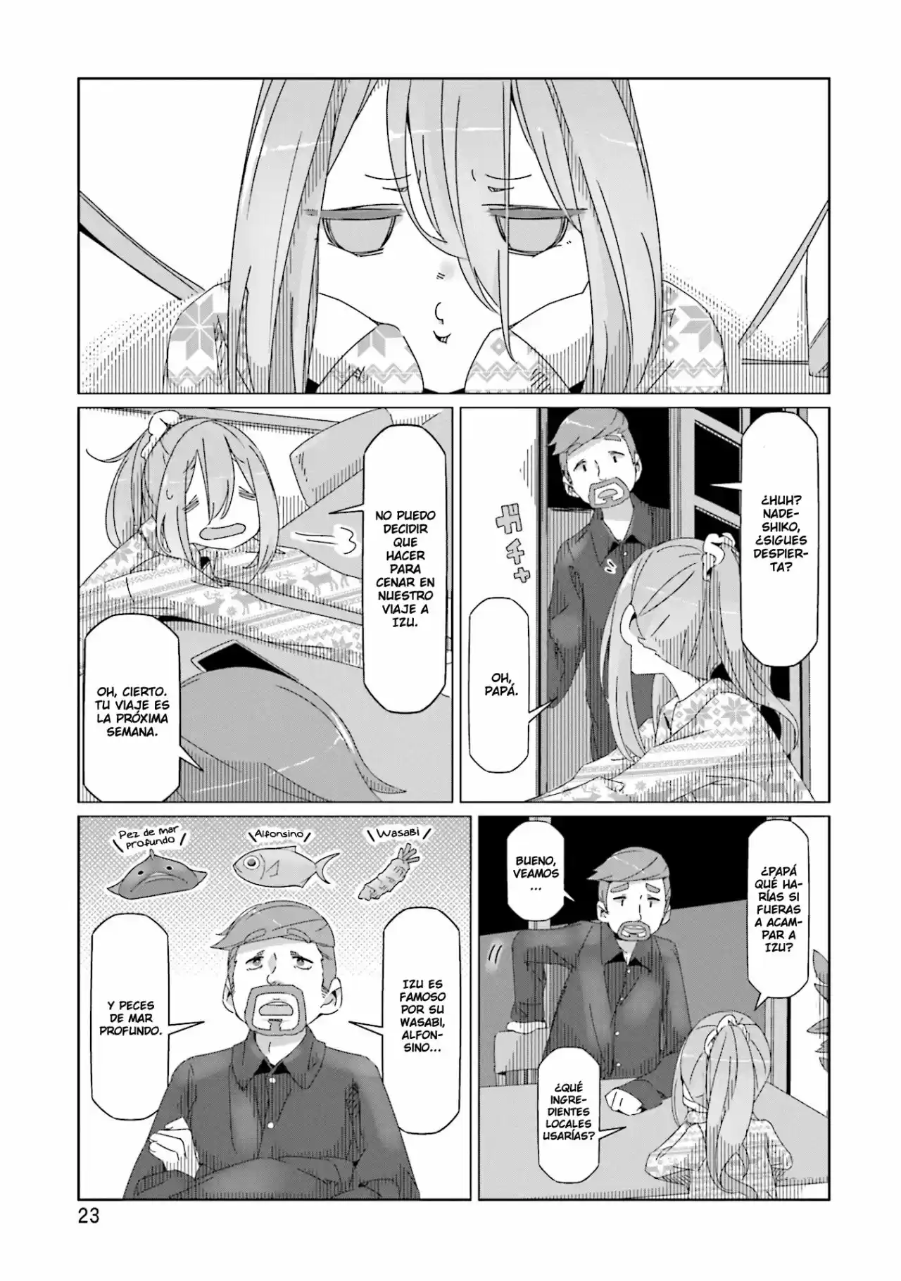 Yurucamp capítulo 41, página 24