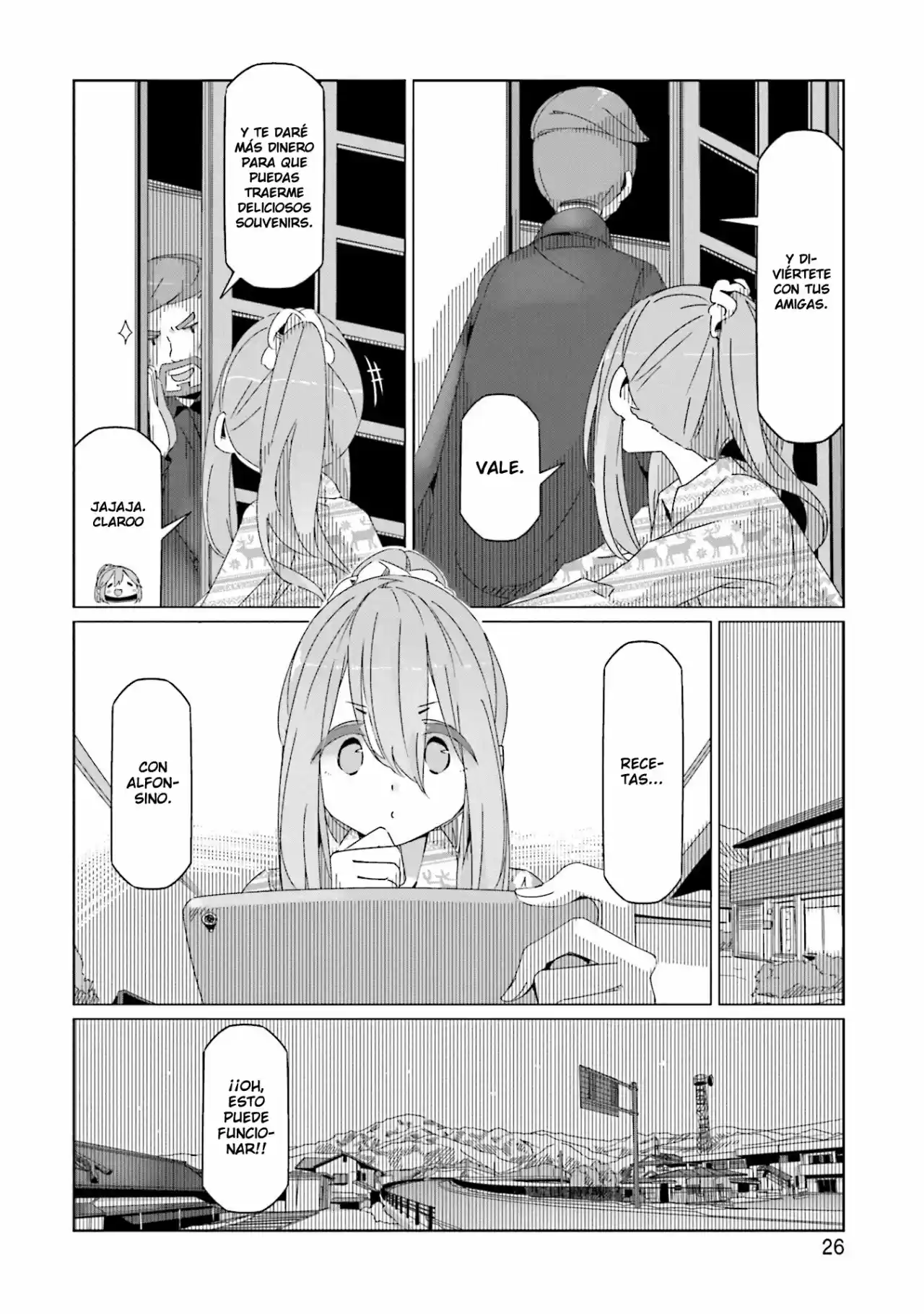 Yurucamp capítulo 41, página 27