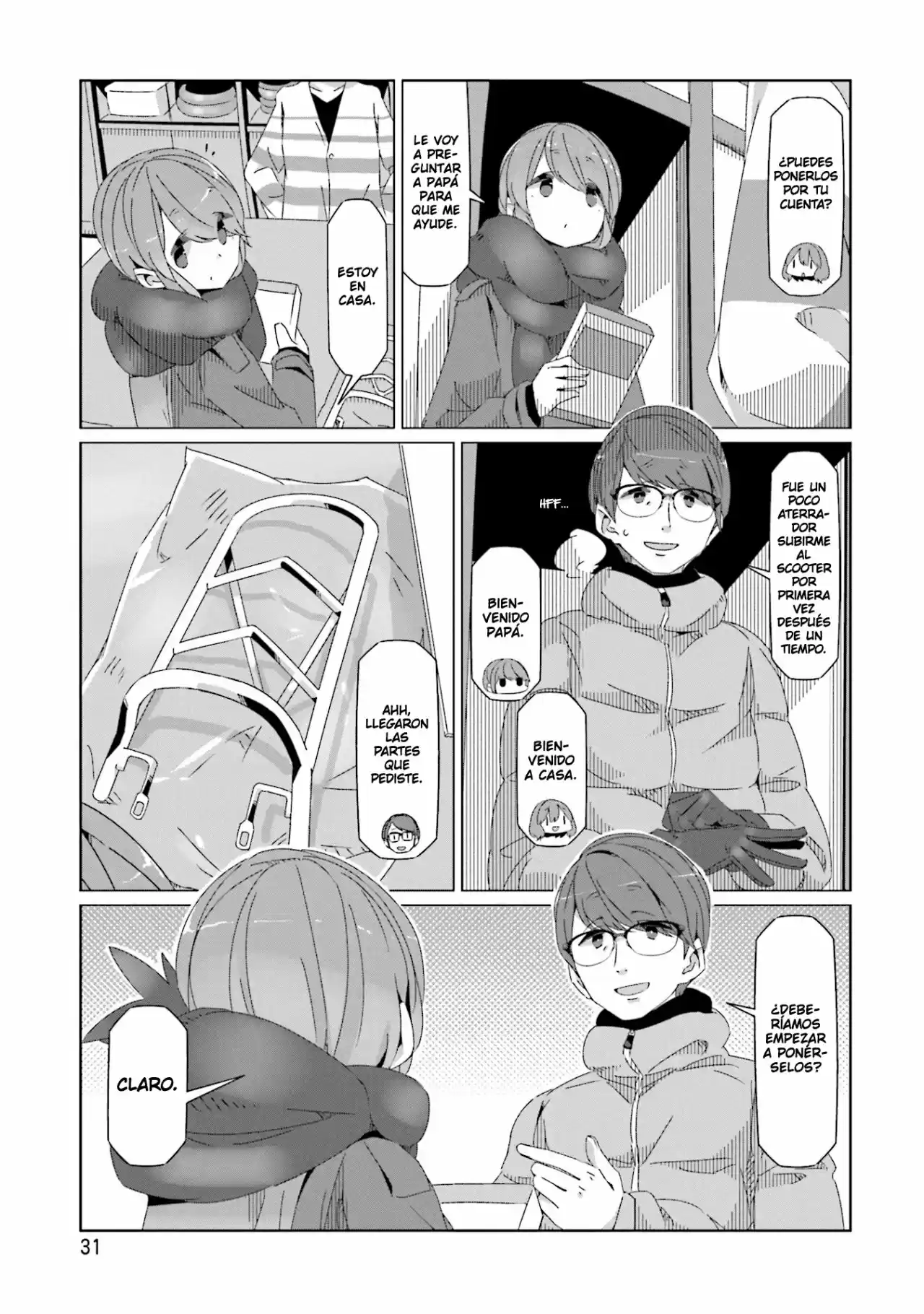 Yurucamp capítulo 42, página 4