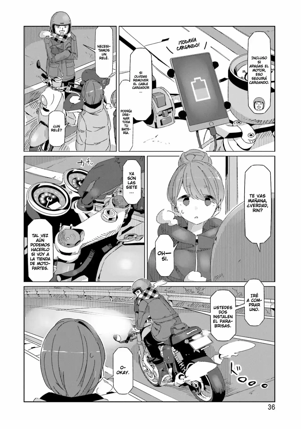 Yurucamp capítulo 42, página 9