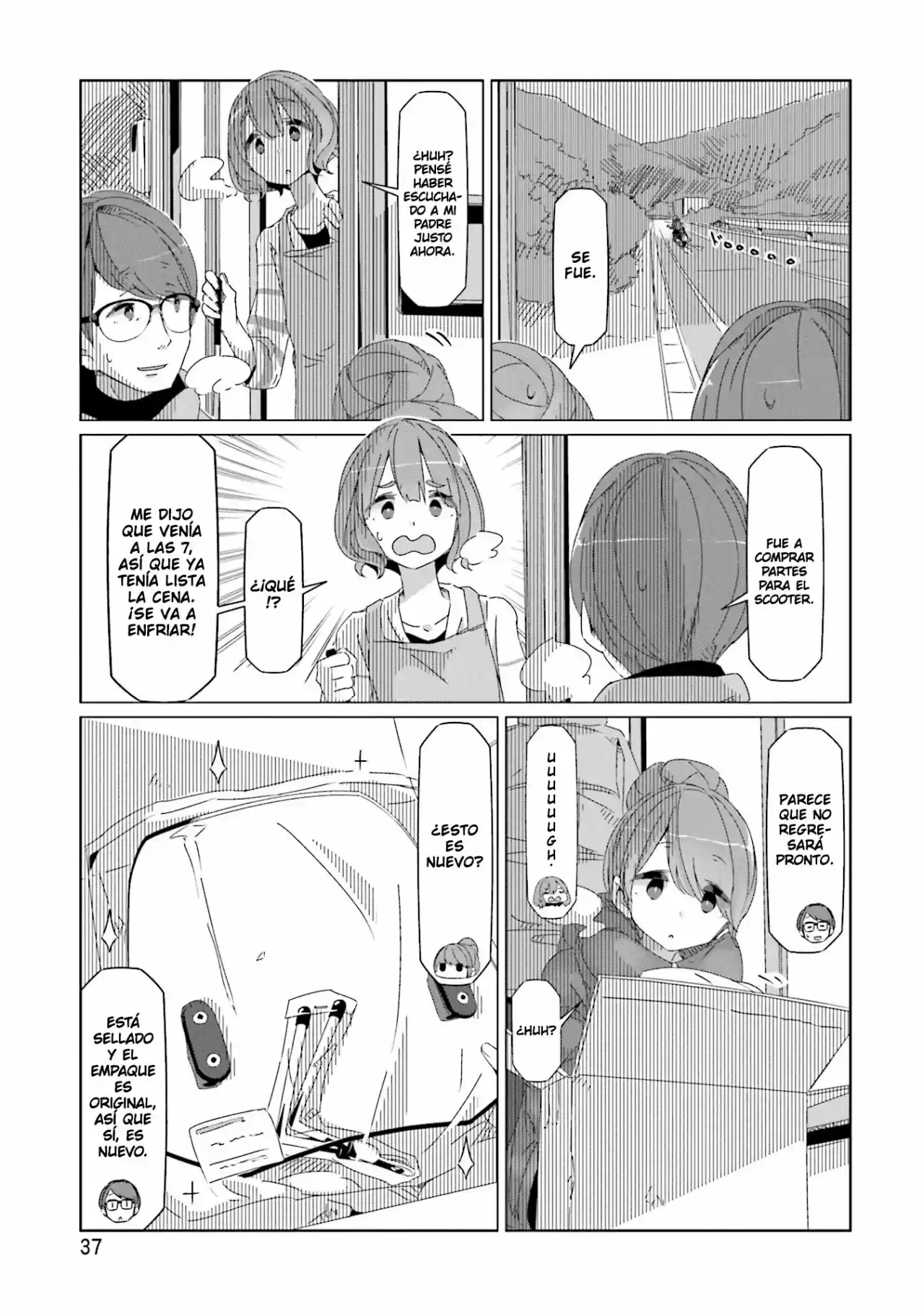 Yurucamp capítulo 42, página 10