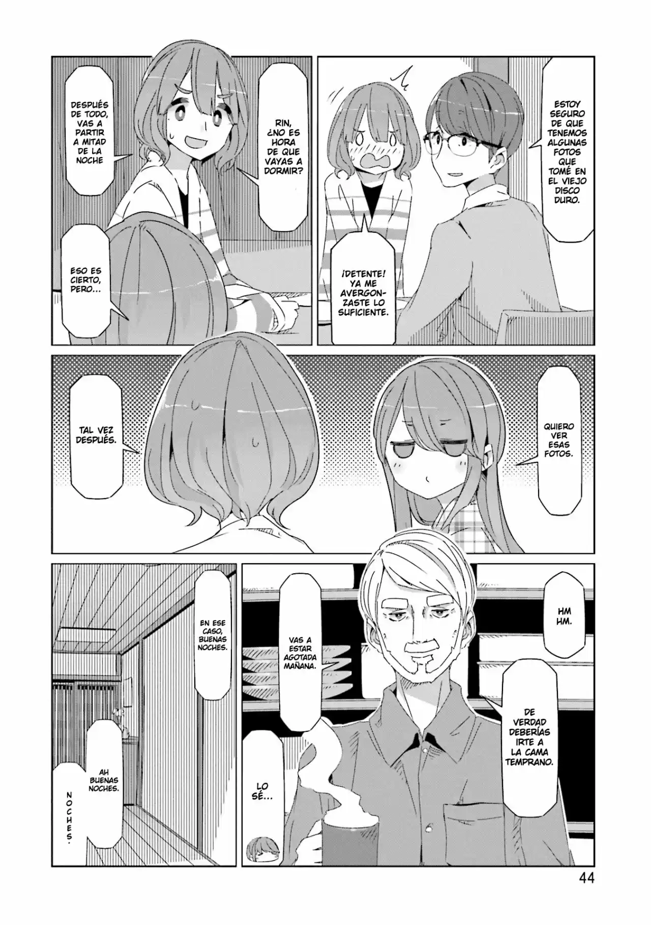 Yurucamp capítulo 42, página 17
