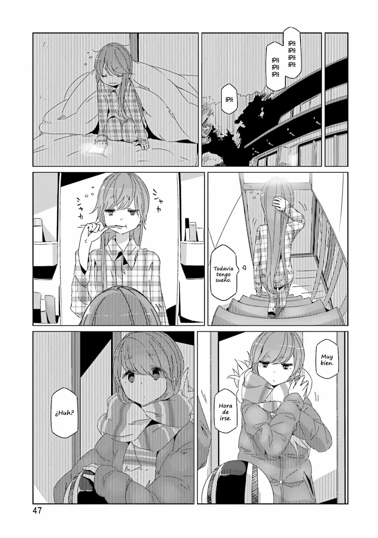 Yurucamp capítulo 42, página 20