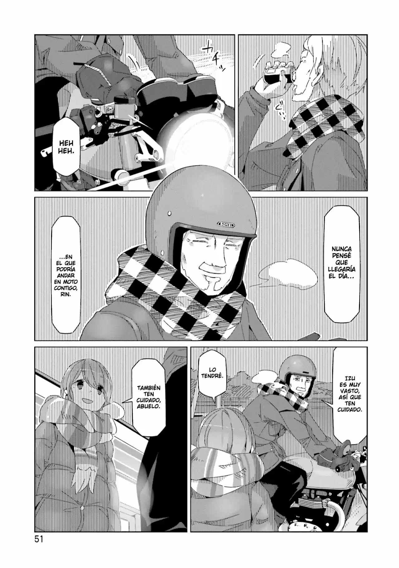 Yurucamp capítulo 42, página 24