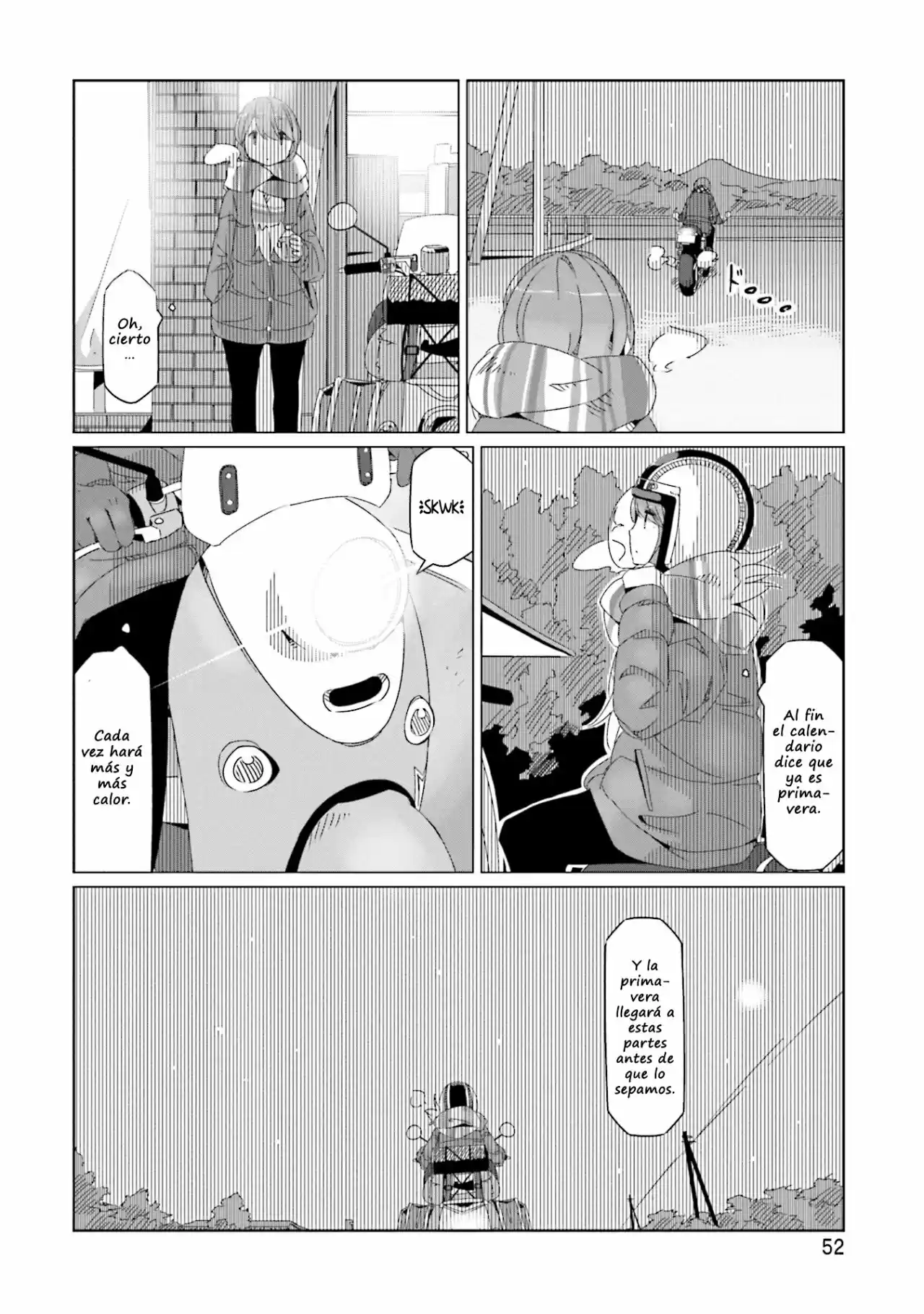 Yurucamp capítulo 42, página 25