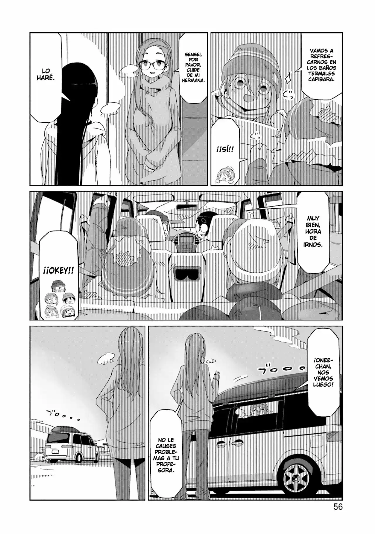 Yurucamp capítulo 43, página 3