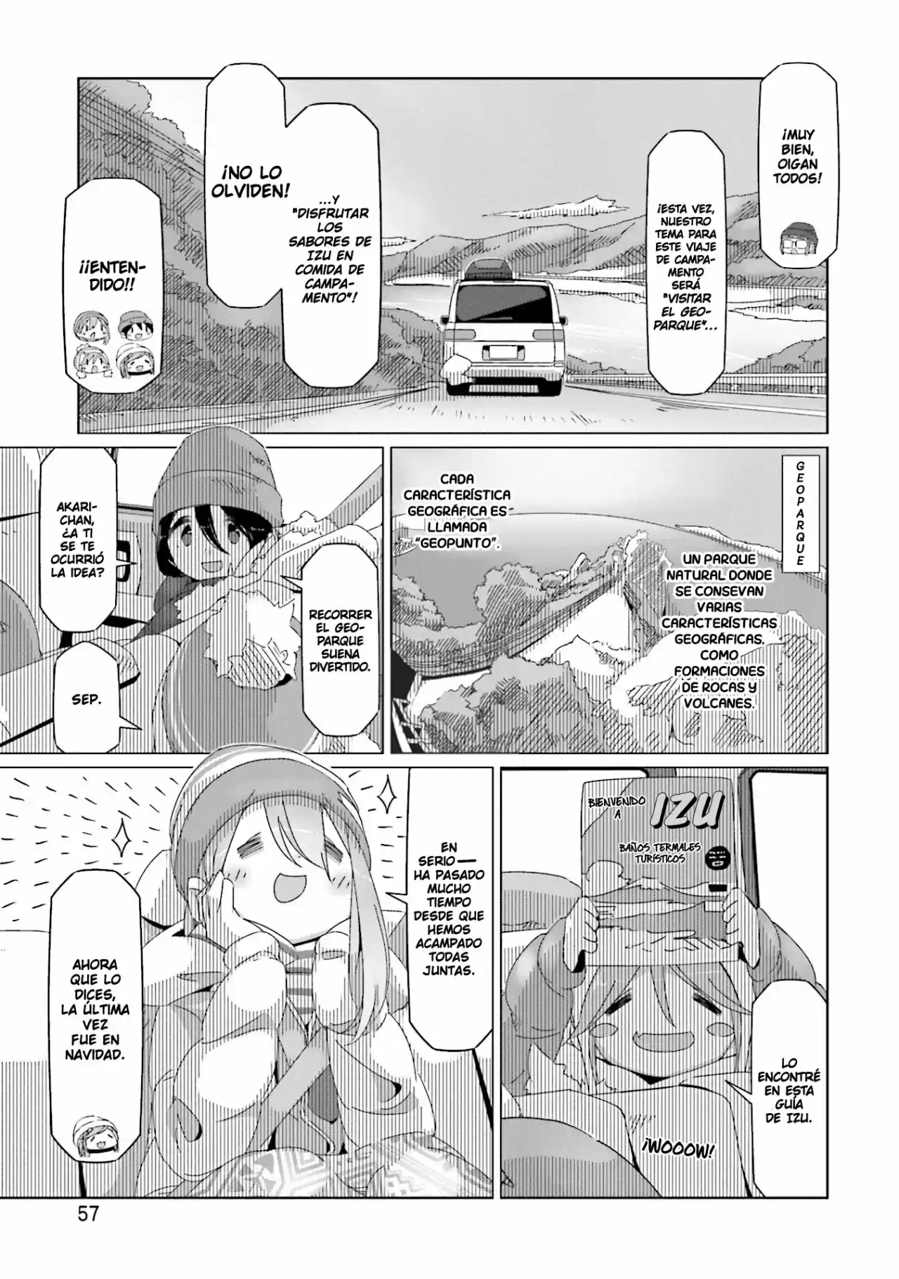 Yurucamp capítulo 43, página 4