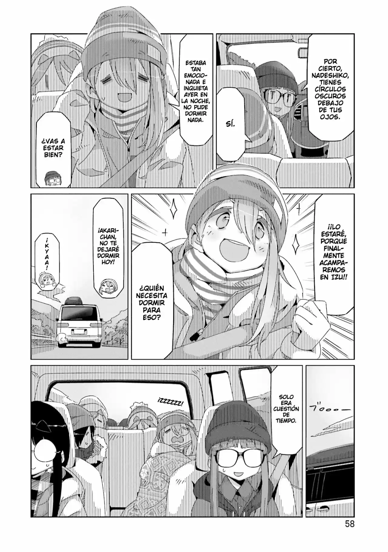 Yurucamp capítulo 43, página 5