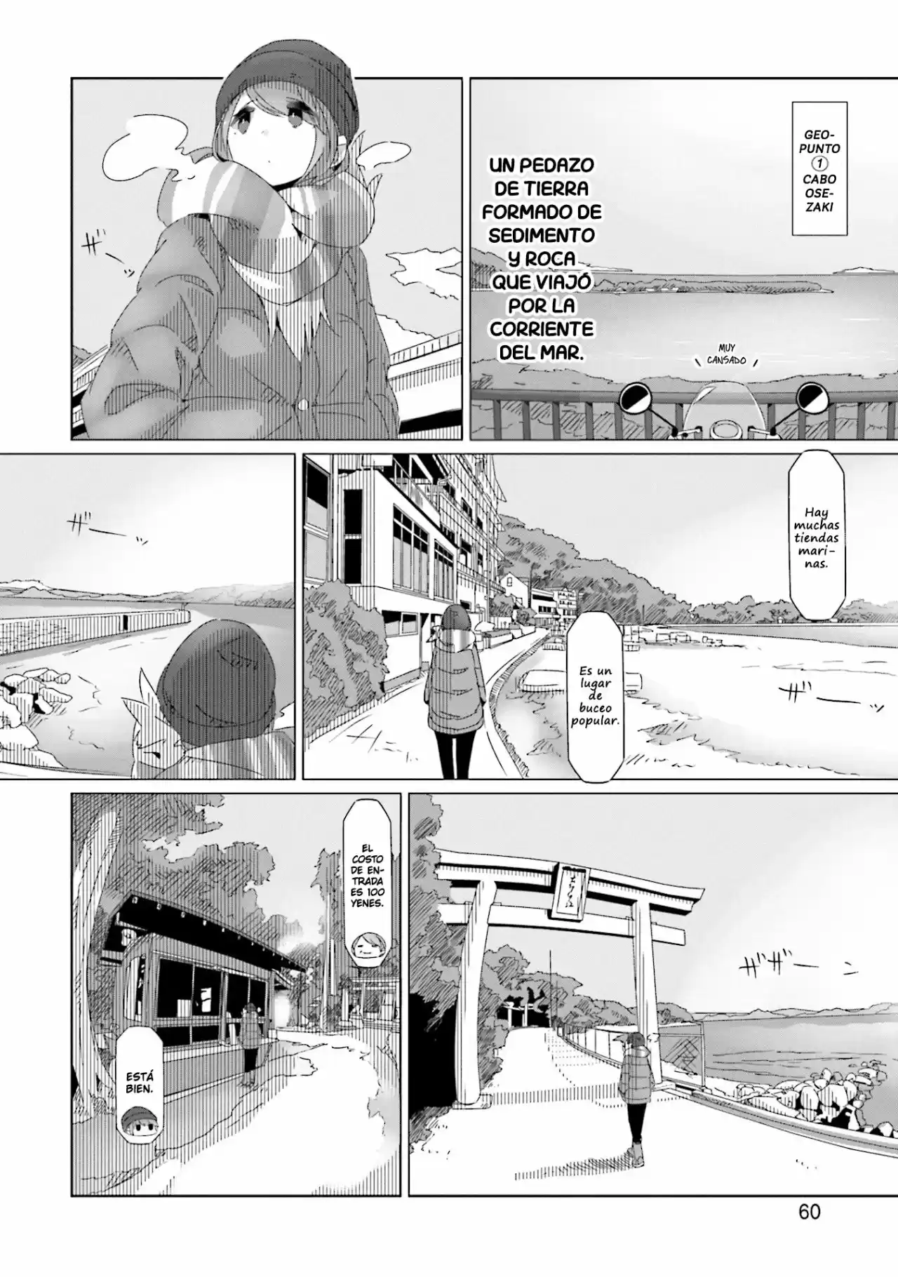 Yurucamp capítulo 43, página 7