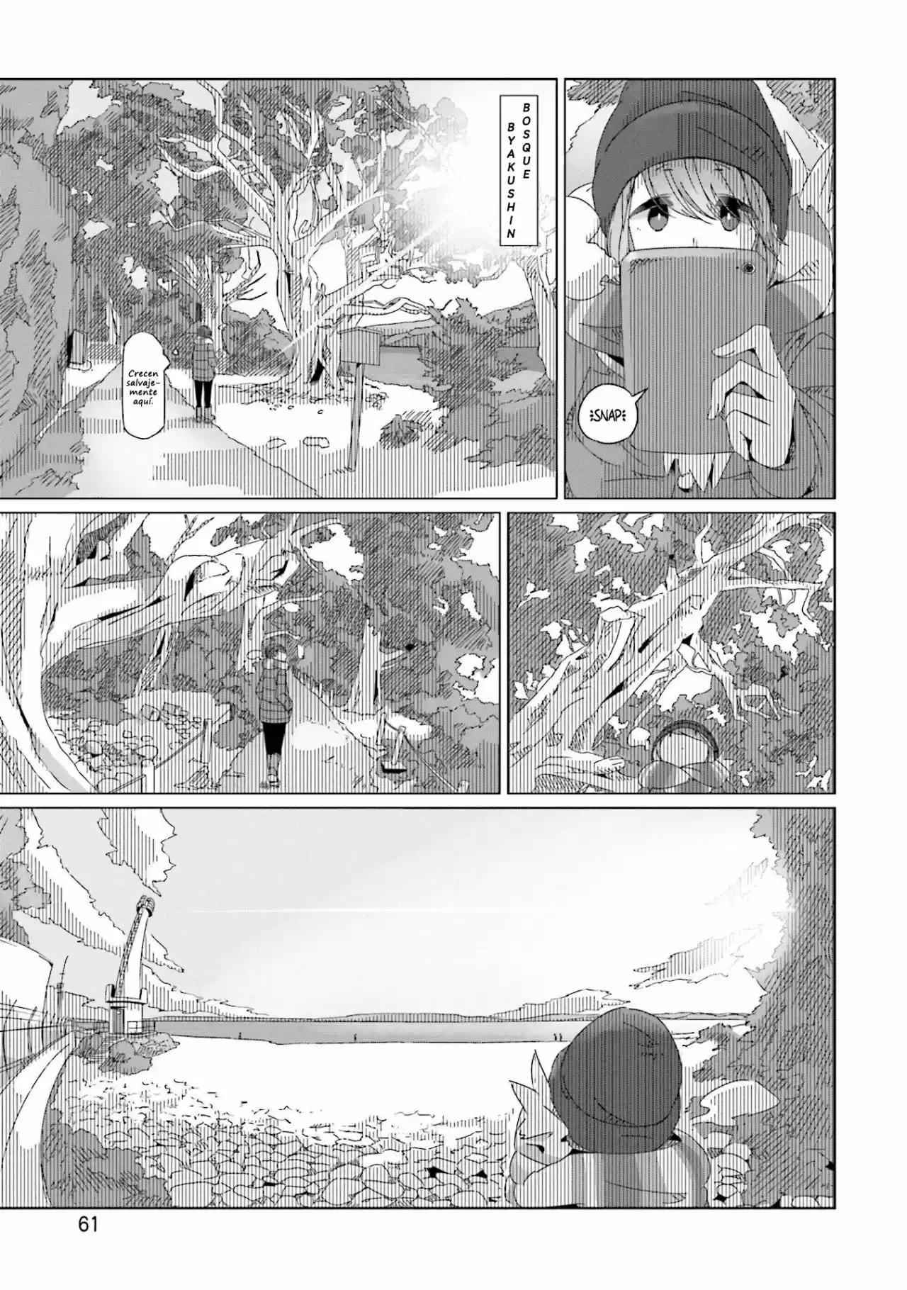 Yurucamp capítulo 43, página 8