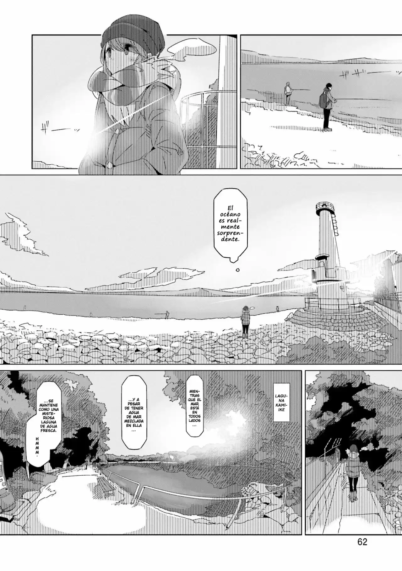 Yurucamp capítulo 43, página 9