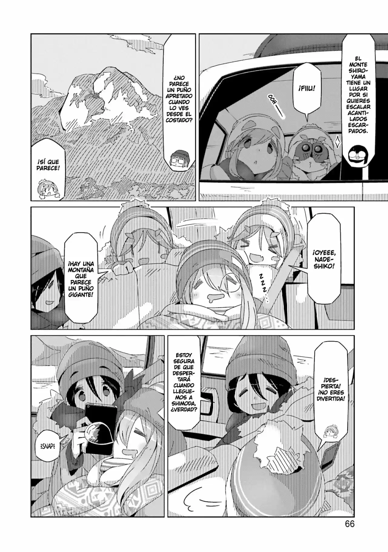 Yurucamp capítulo 43, página 13