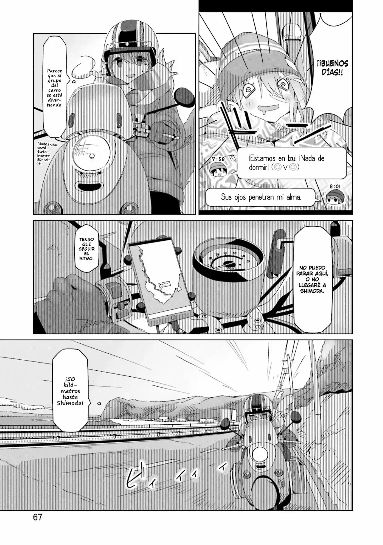 Yurucamp capítulo 43, página 14
