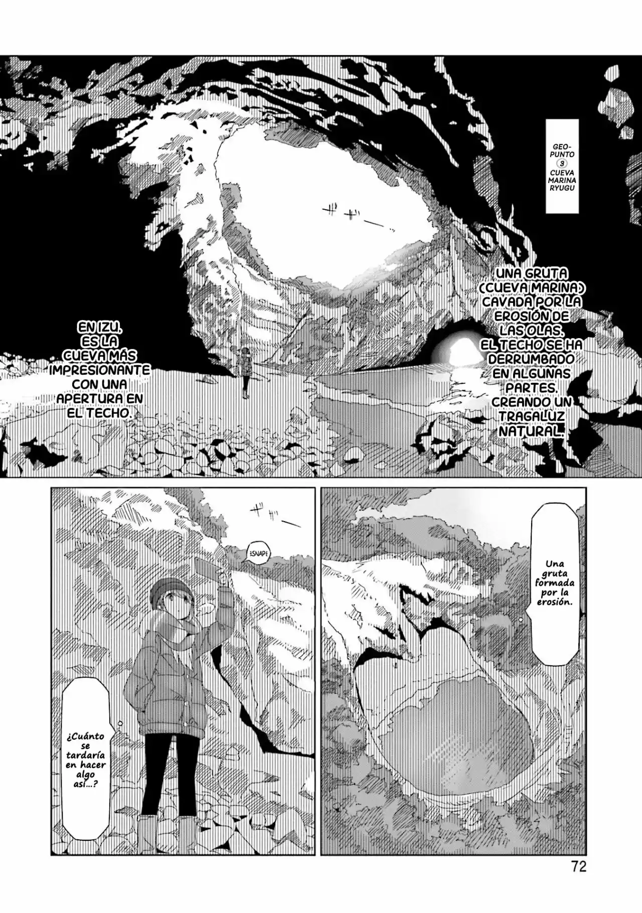 Yurucamp capítulo 43, página 19