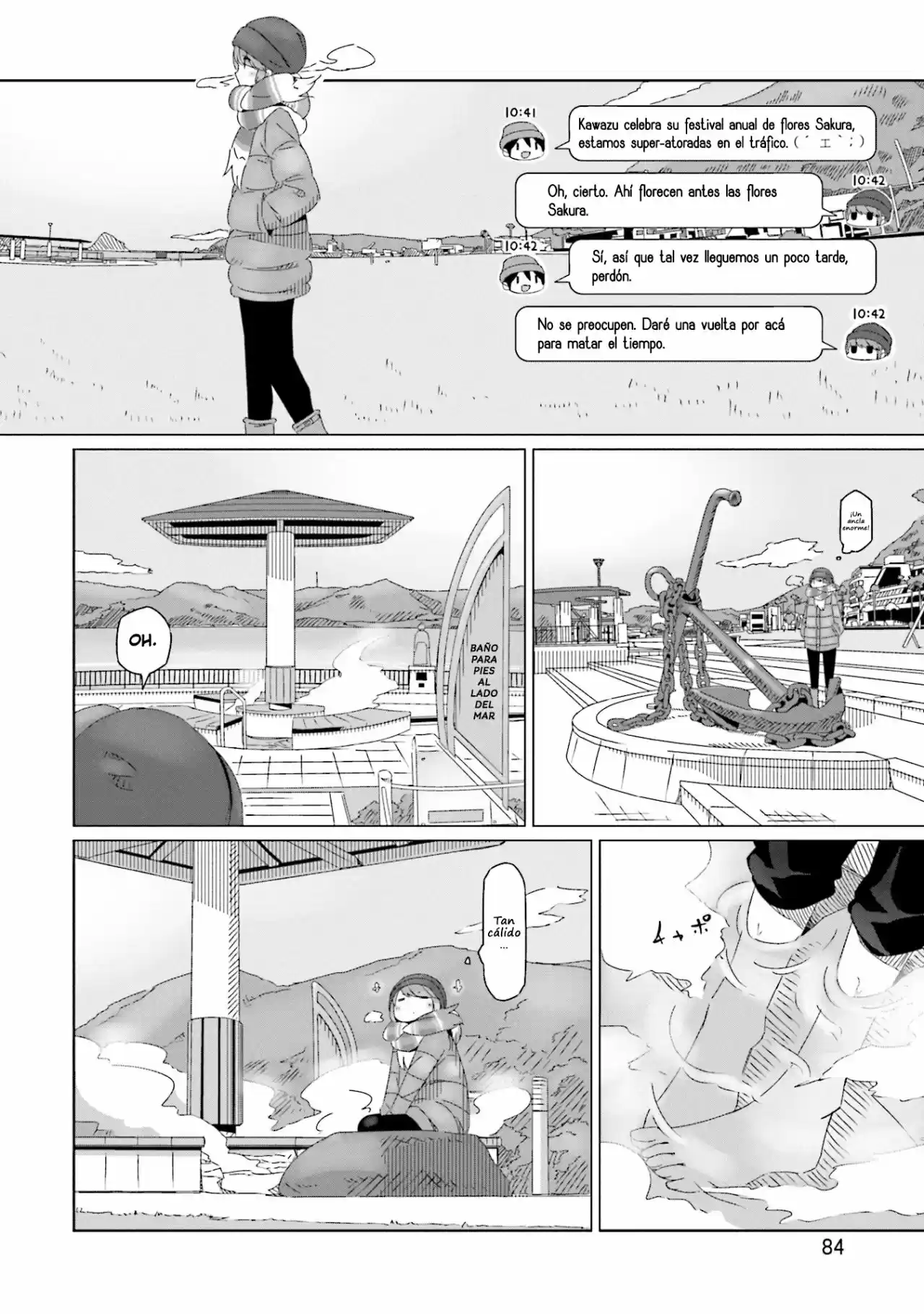 Yurucamp capítulo 44, página 5