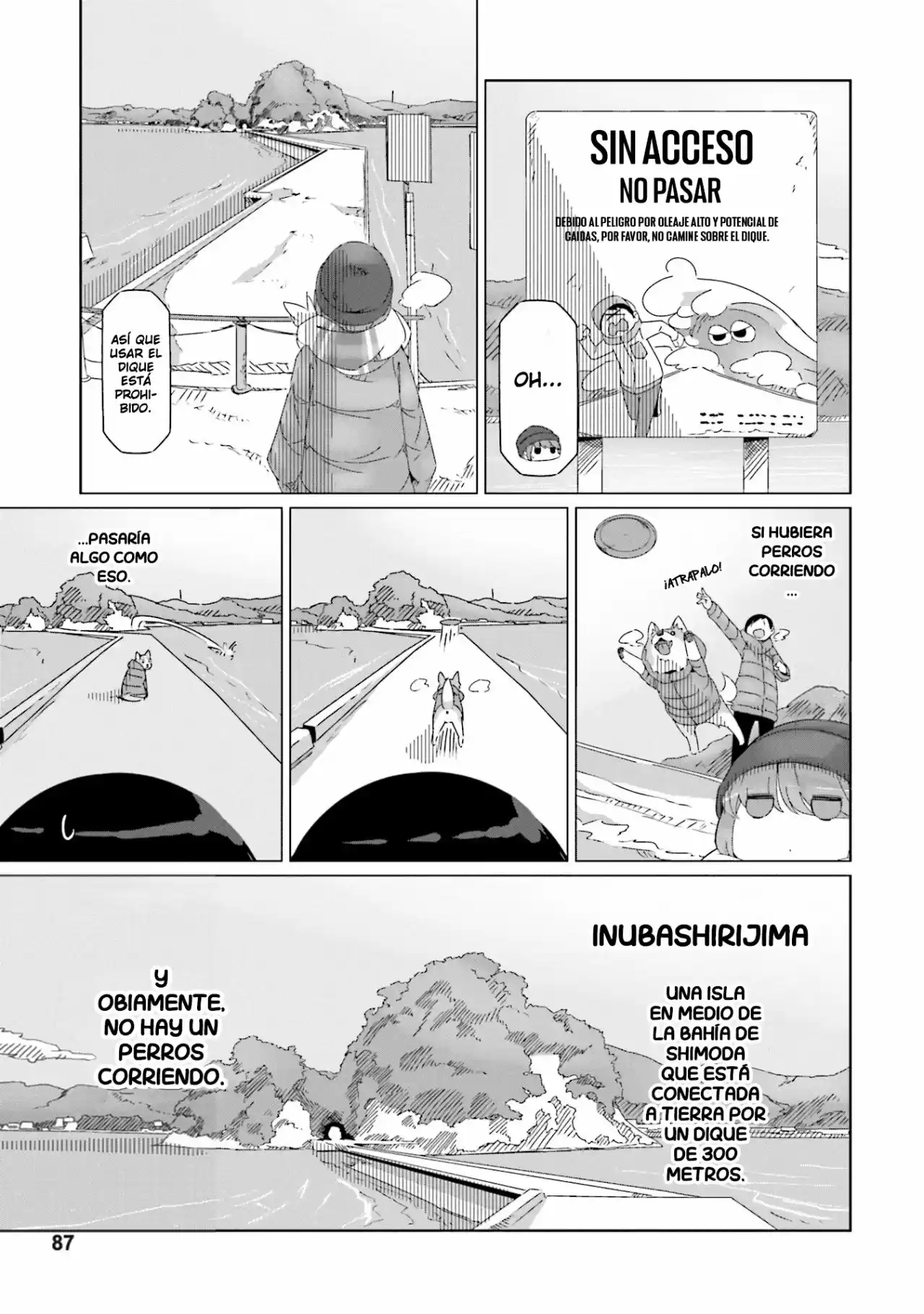Yurucamp capítulo 44, página 8