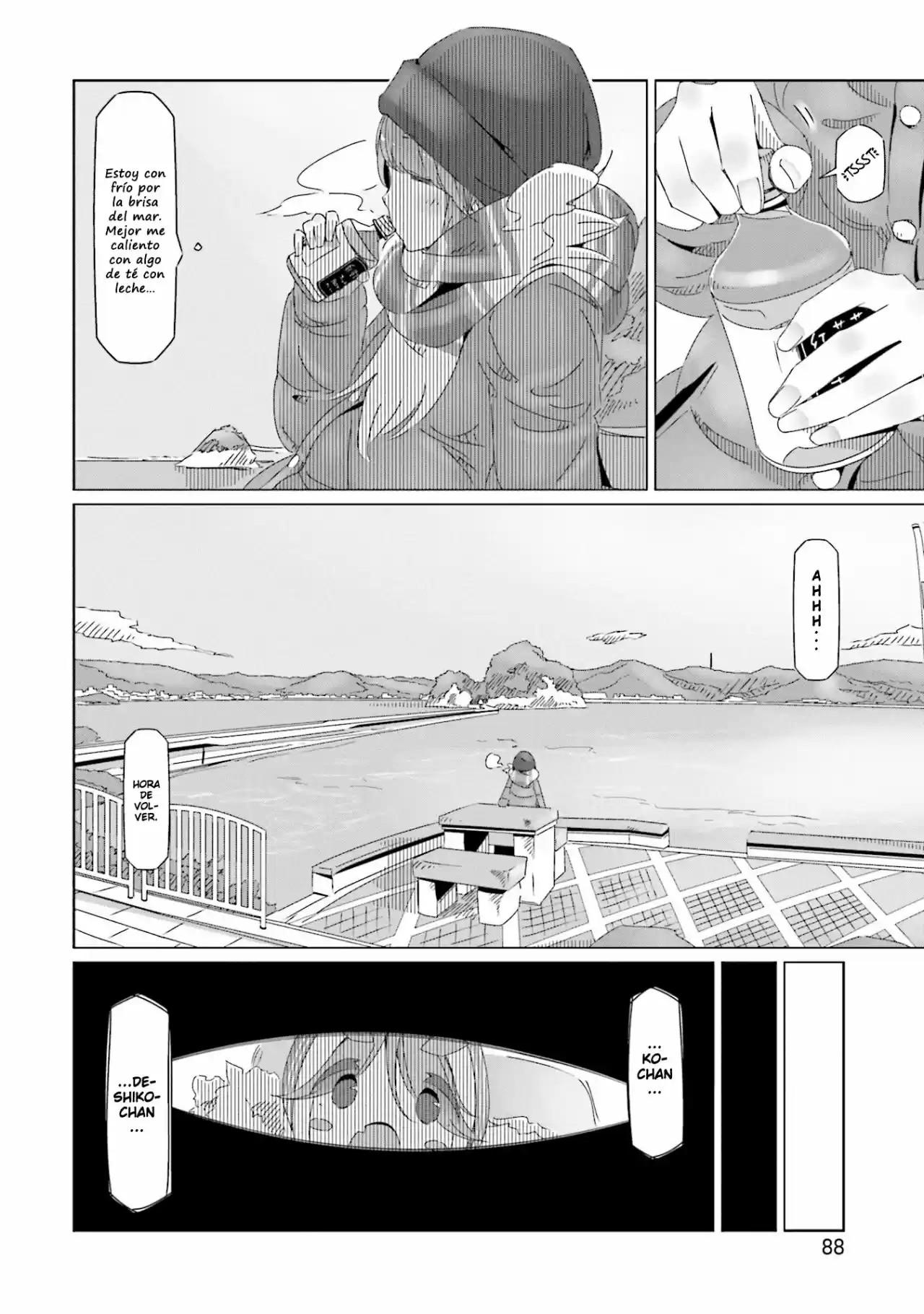 Yurucamp capítulo 44, página 9