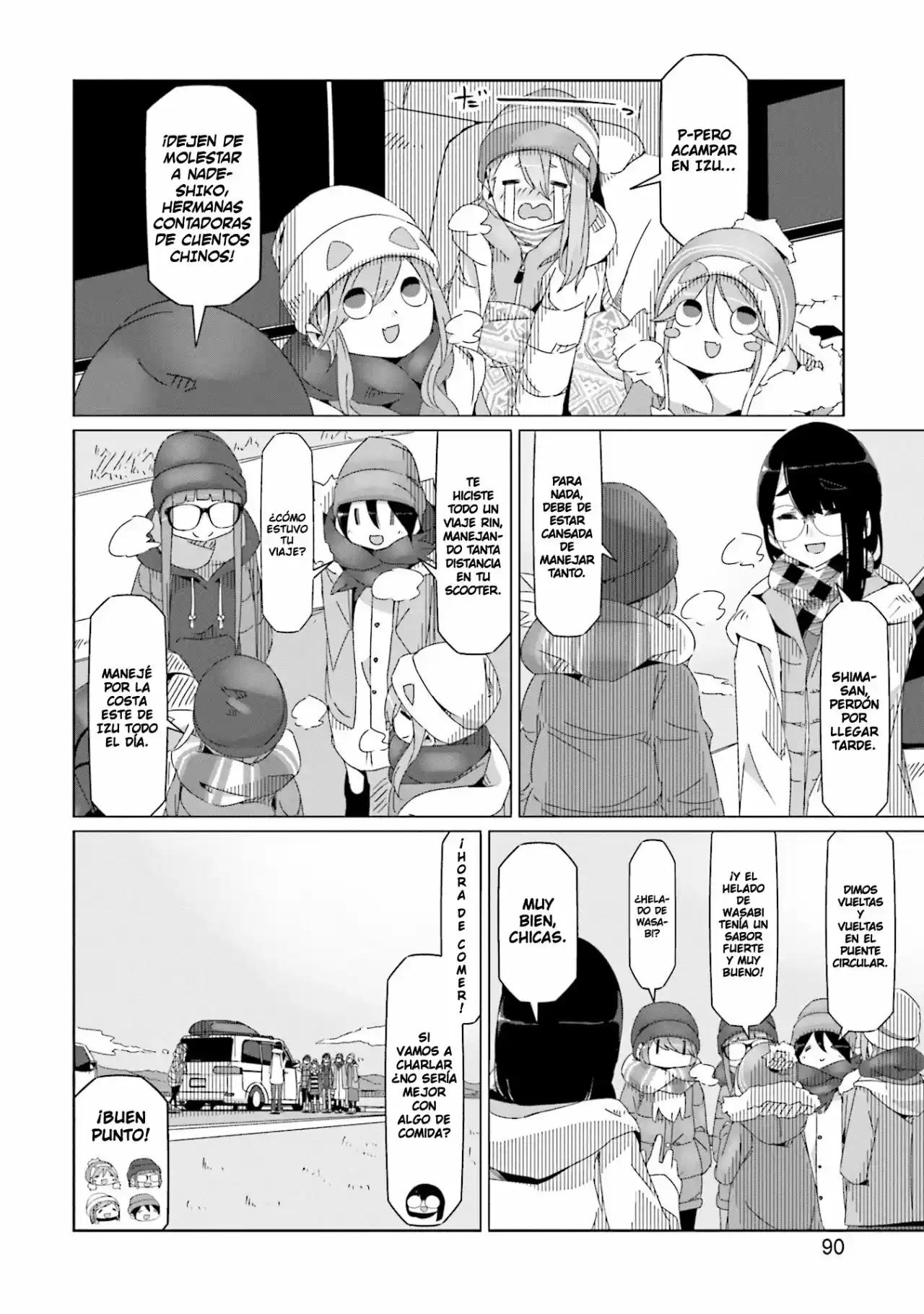 Yurucamp capítulo 44, página 11