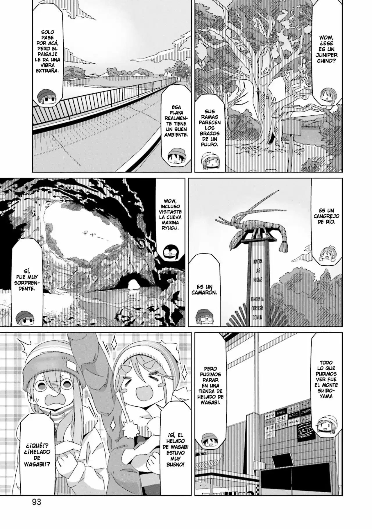 Yurucamp capítulo 44, página 14