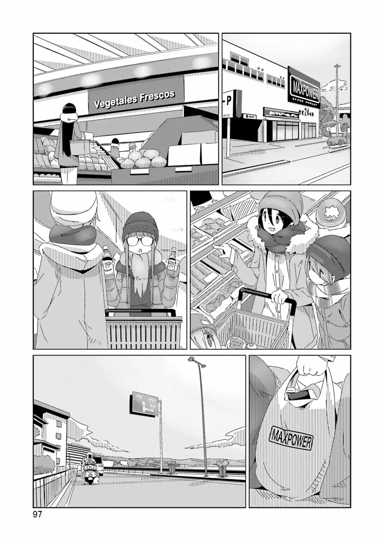 Yurucamp capítulo 44, página 18