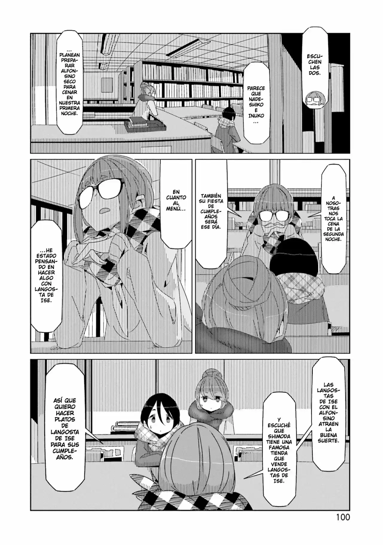 Yurucamp capítulo 44, página 21