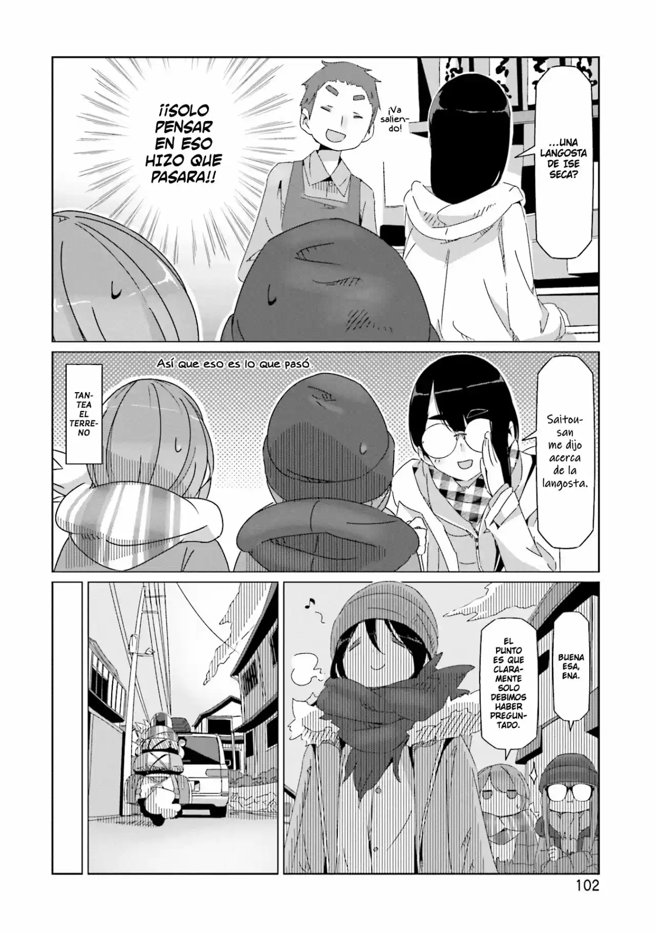 Yurucamp capítulo 44, página 23