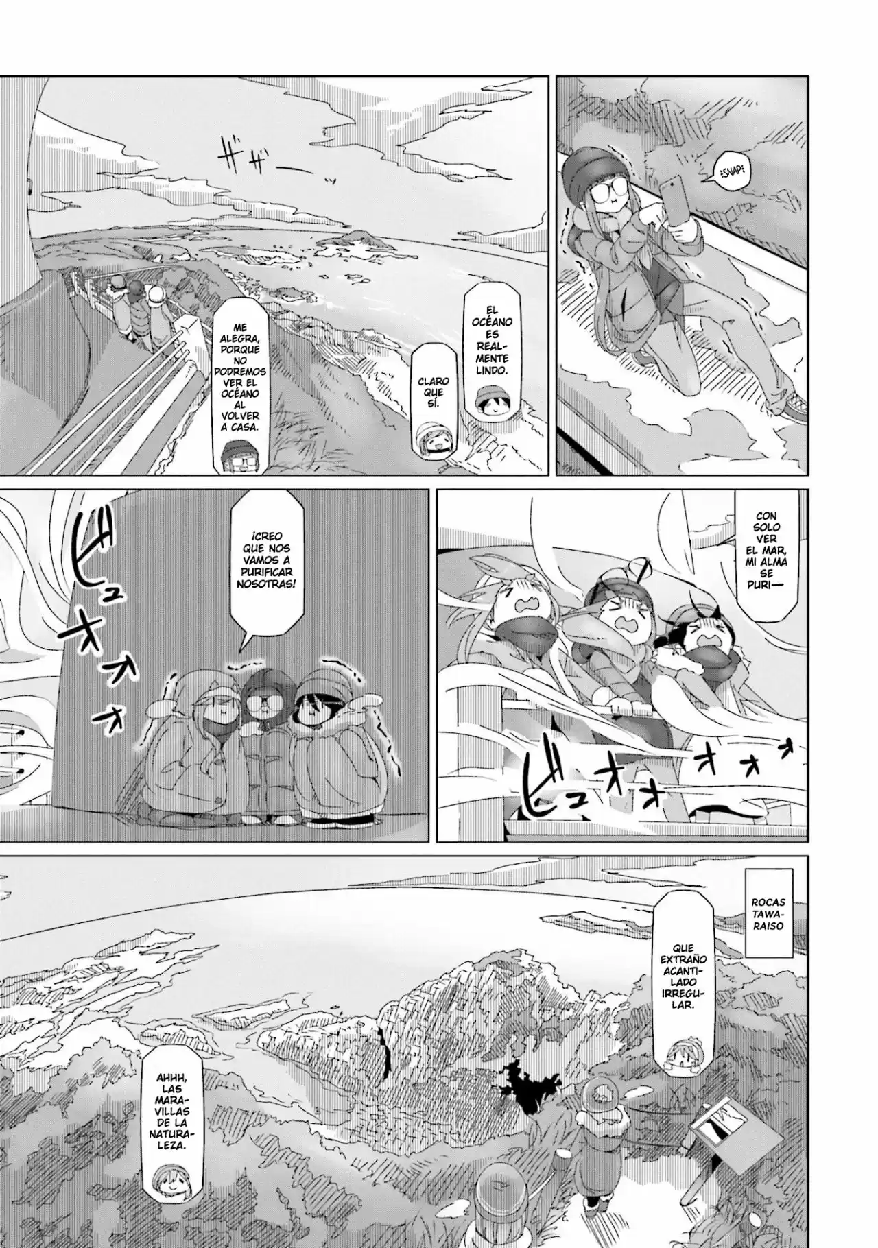 Yurucamp capítulo 45, página 4