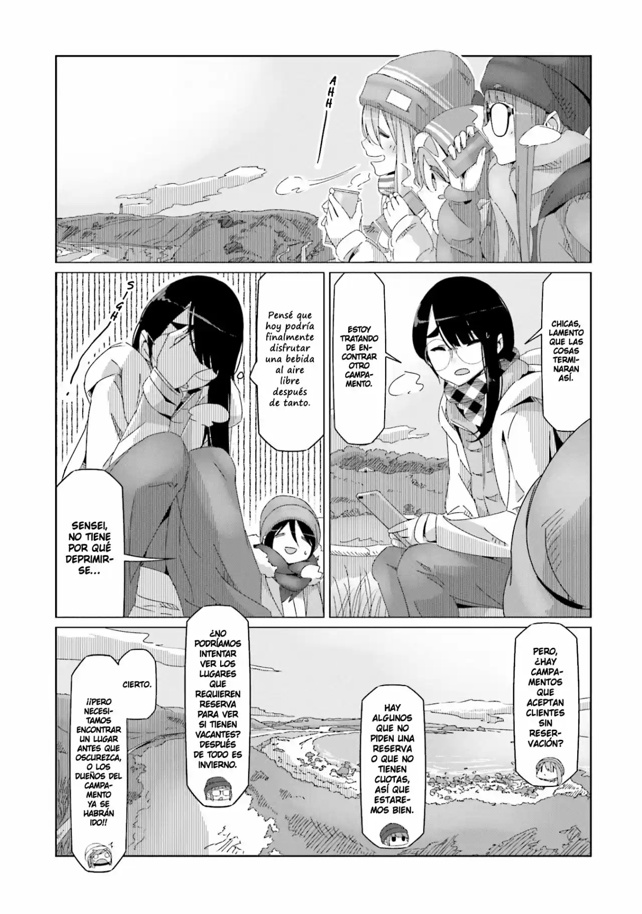 Yurucamp capítulo 45, página 6