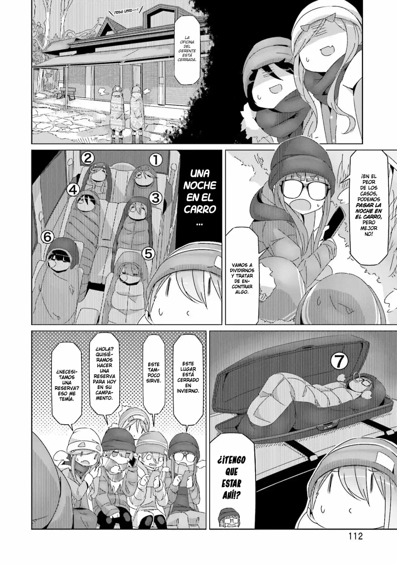 Yurucamp capítulo 45, página 7