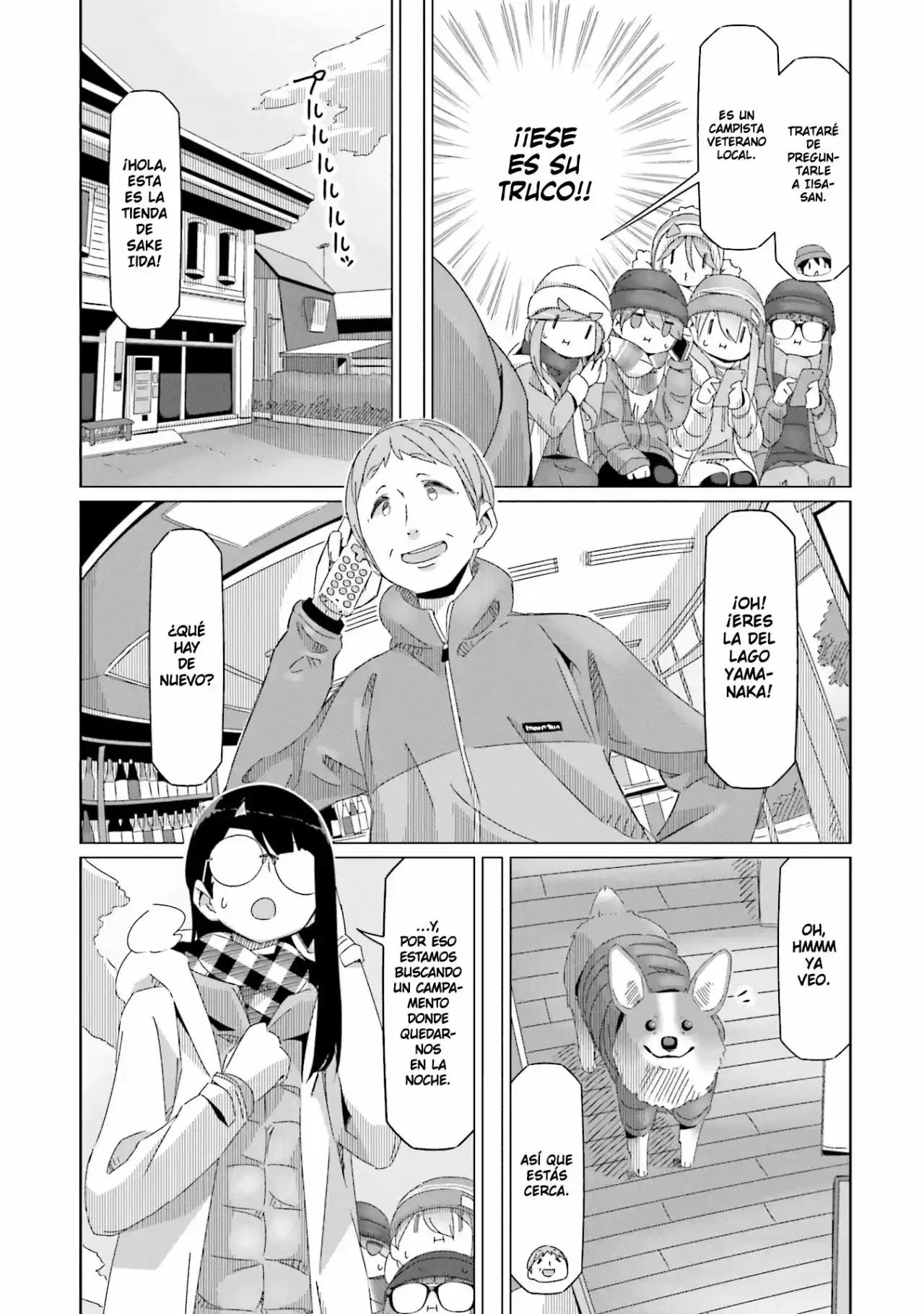 Yurucamp capítulo 45, página 8