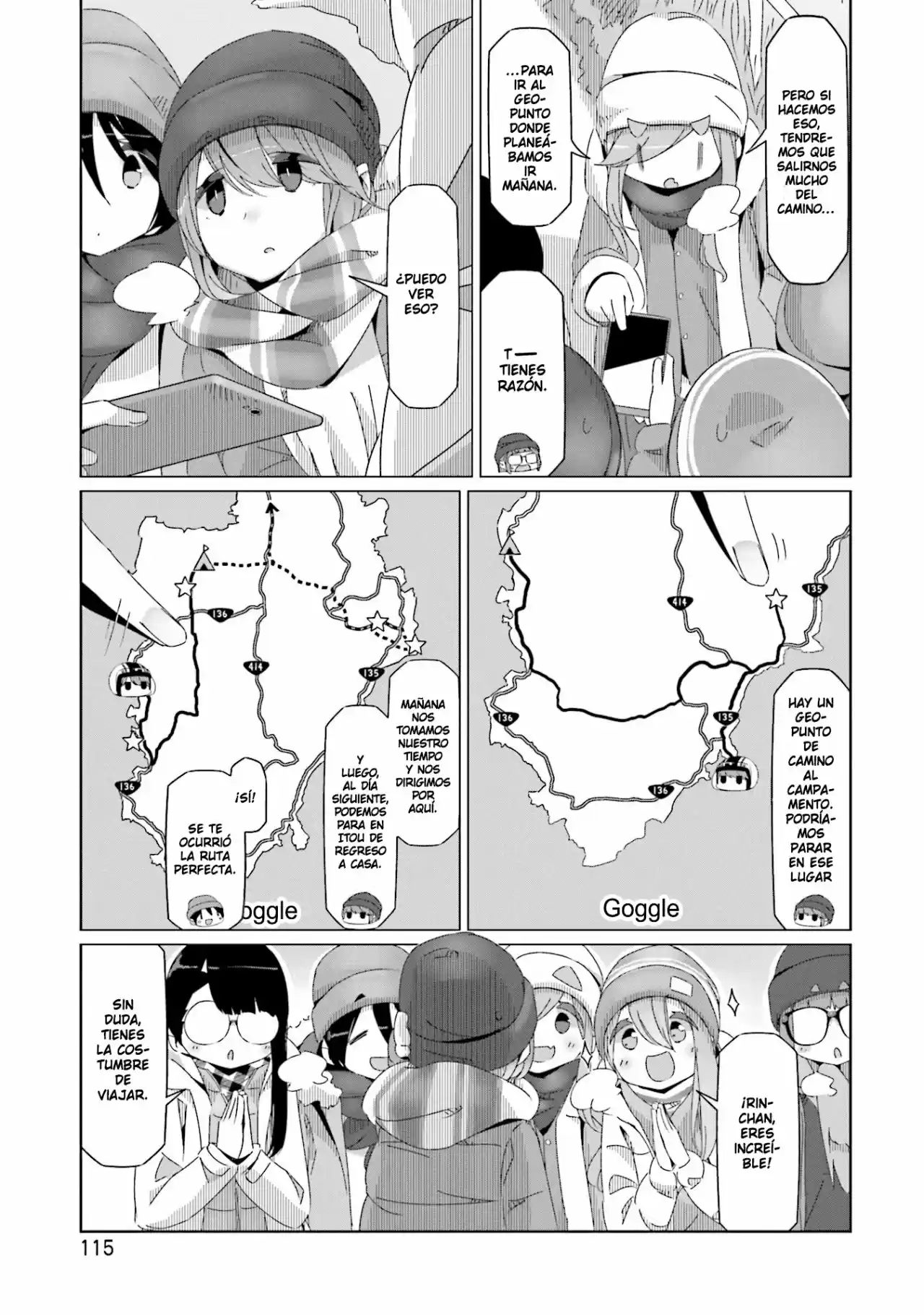 Yurucamp capítulo 45, página 10