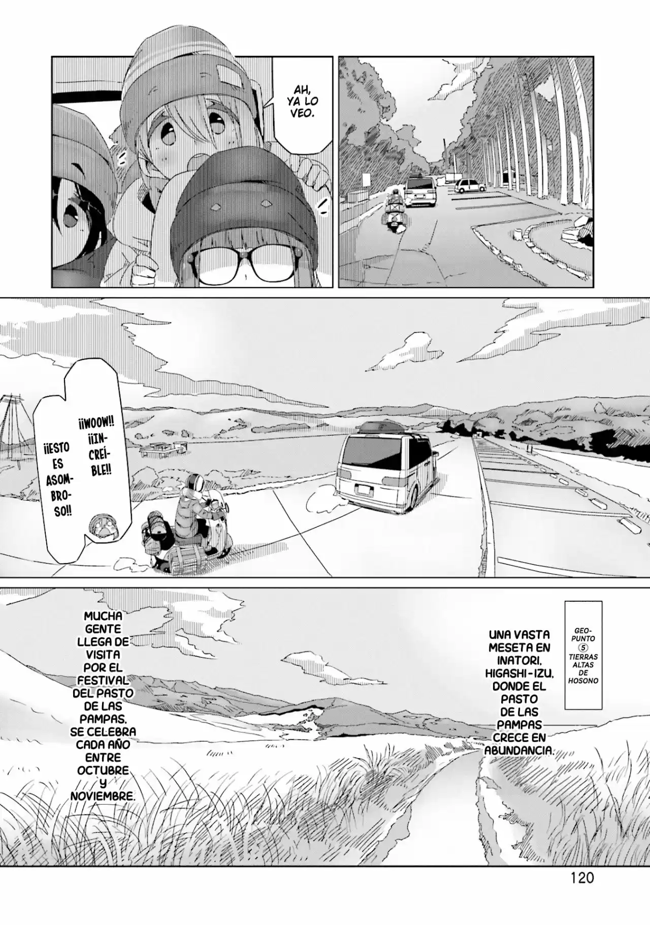 Yurucamp capítulo 45, página 15