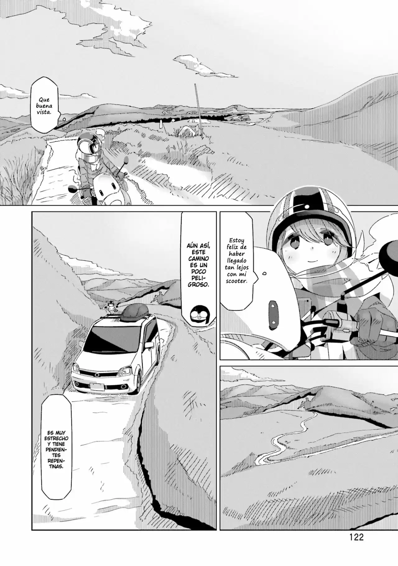 Yurucamp capítulo 45, página 17