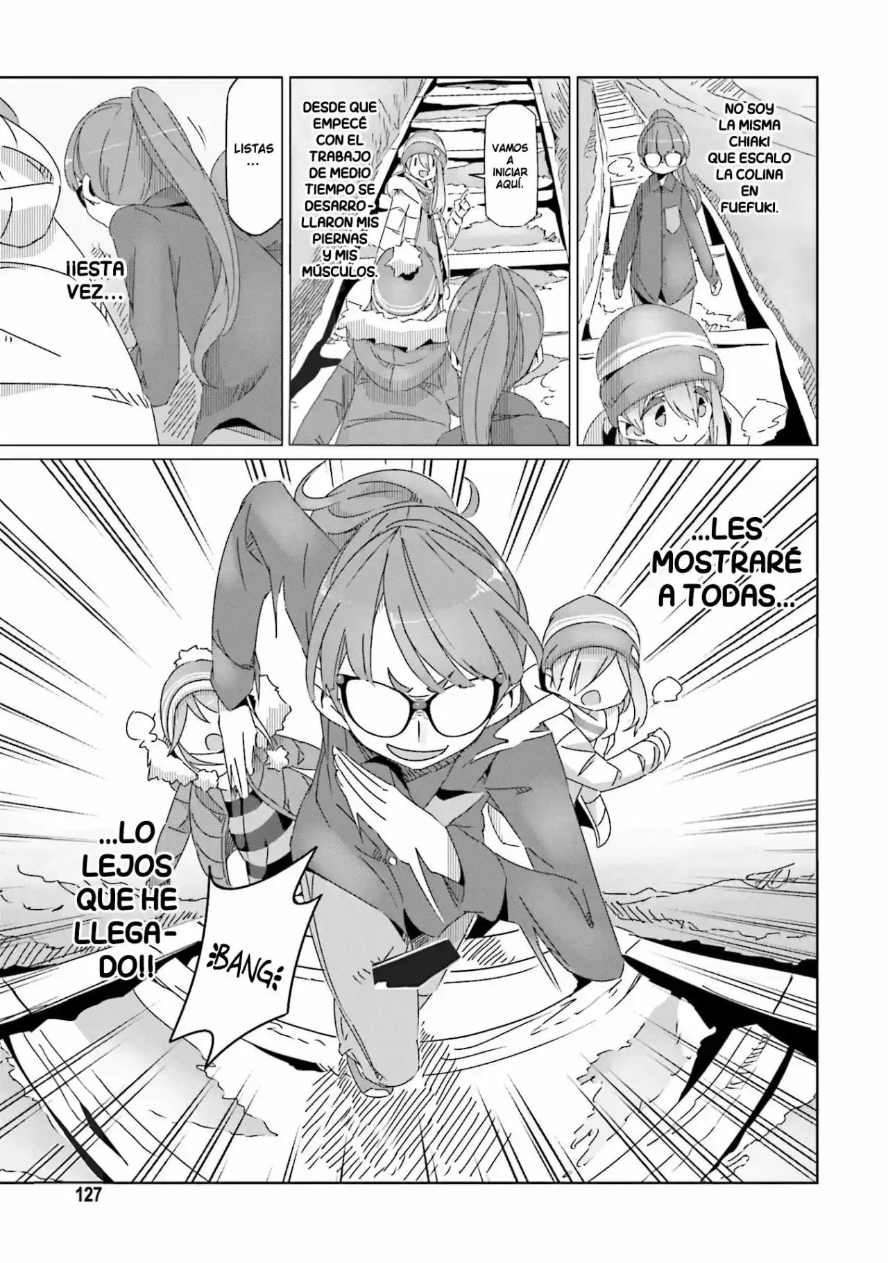 Yurucamp capítulo 45, página 22