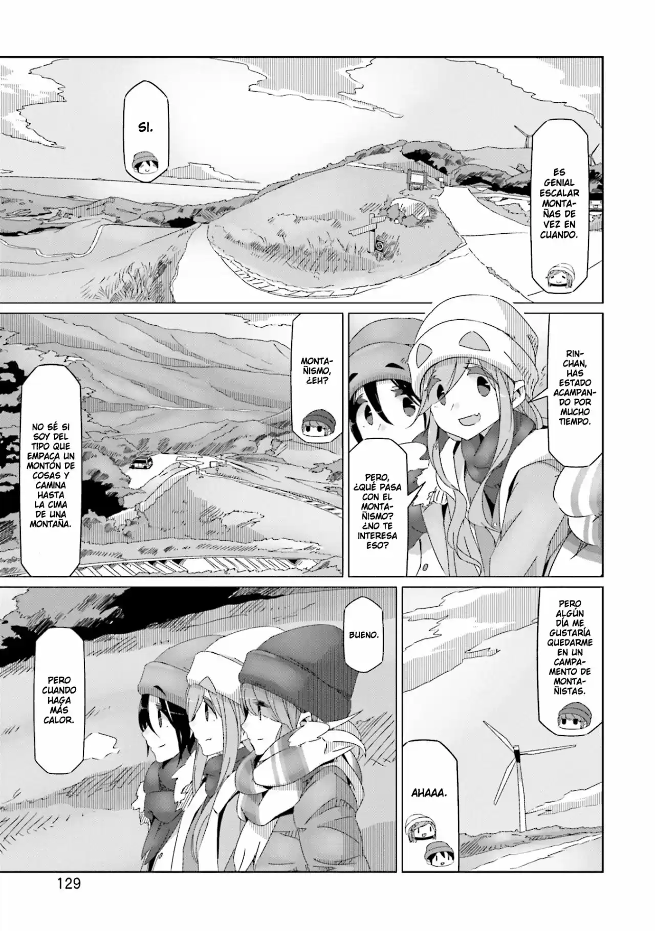 Yurucamp capítulo 45, página 24