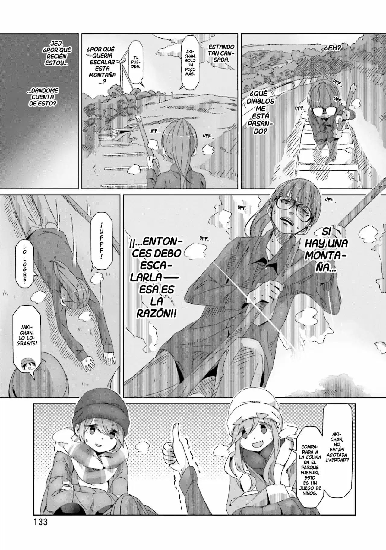 Yurucamp capítulo 46, página 2
