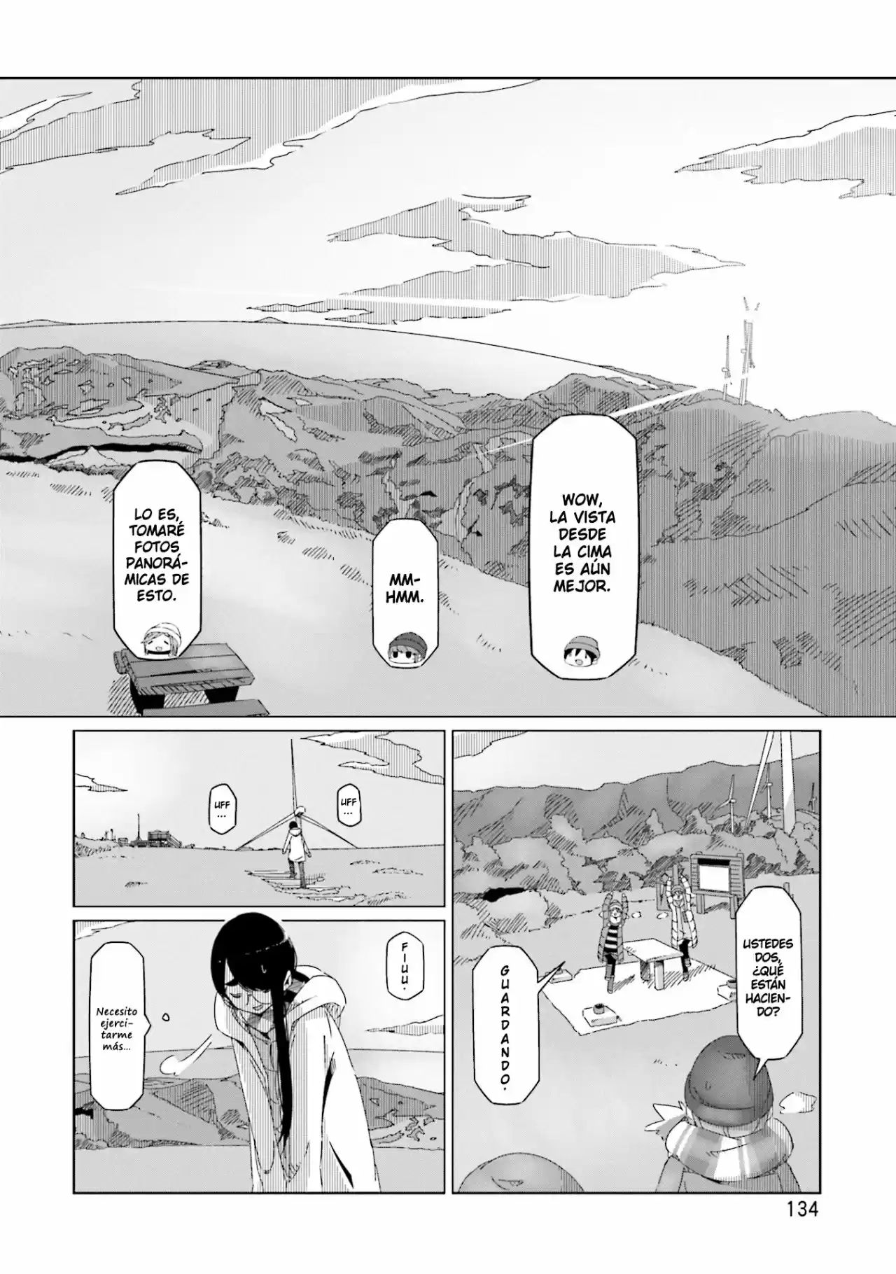 Yurucamp capítulo 46, página 3