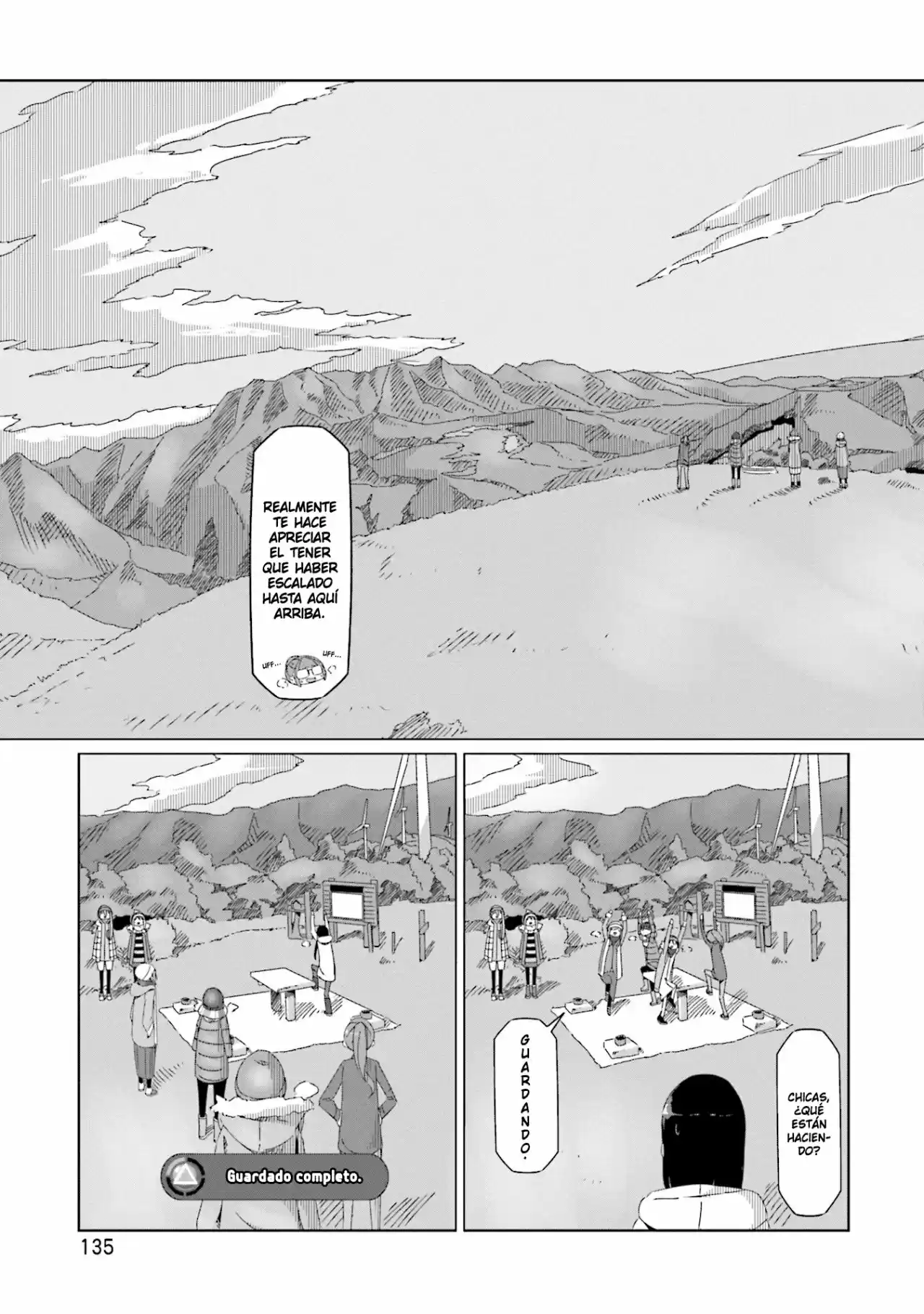 Yurucamp capítulo 46, página 4