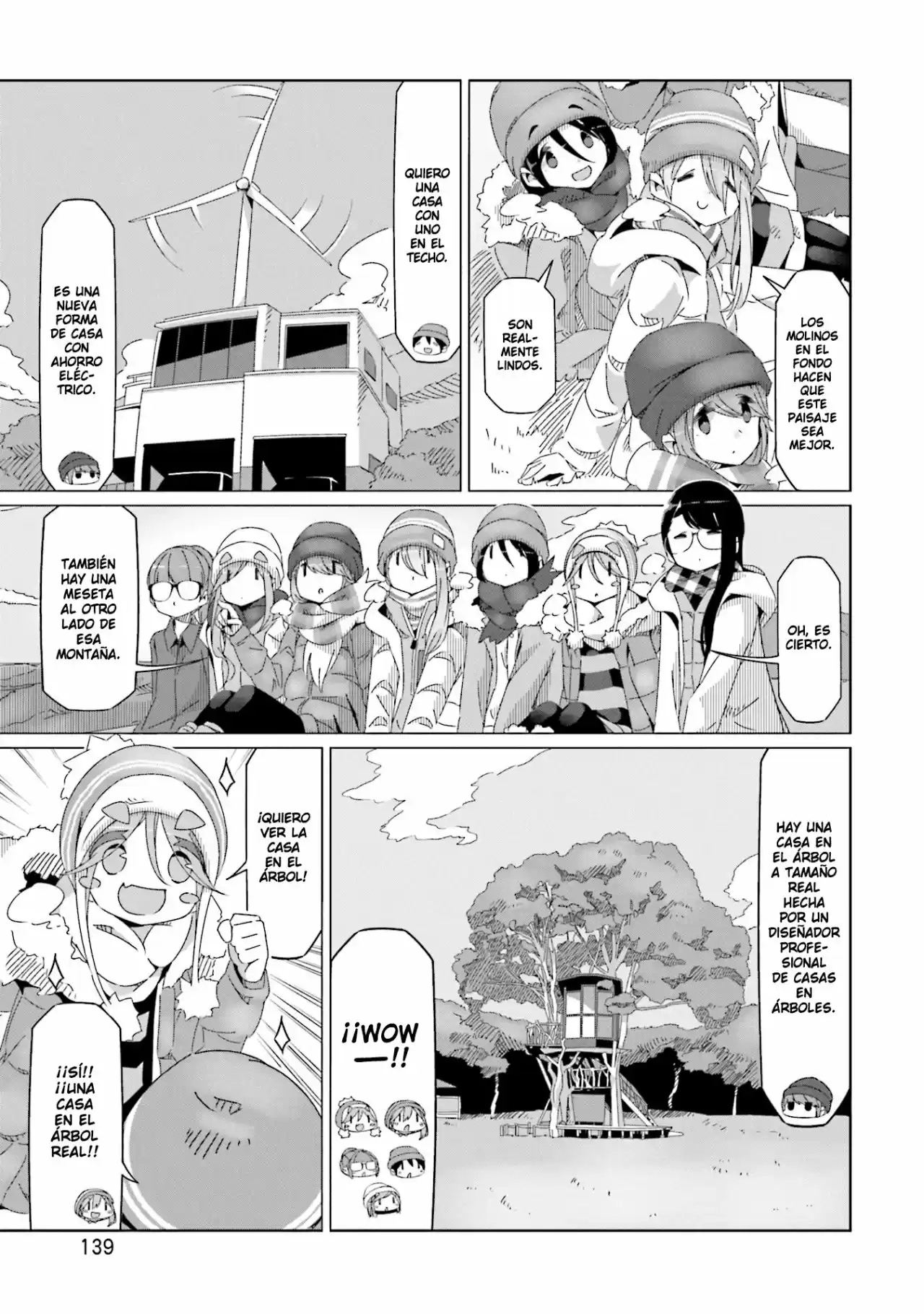 Yurucamp capítulo 46, página 9