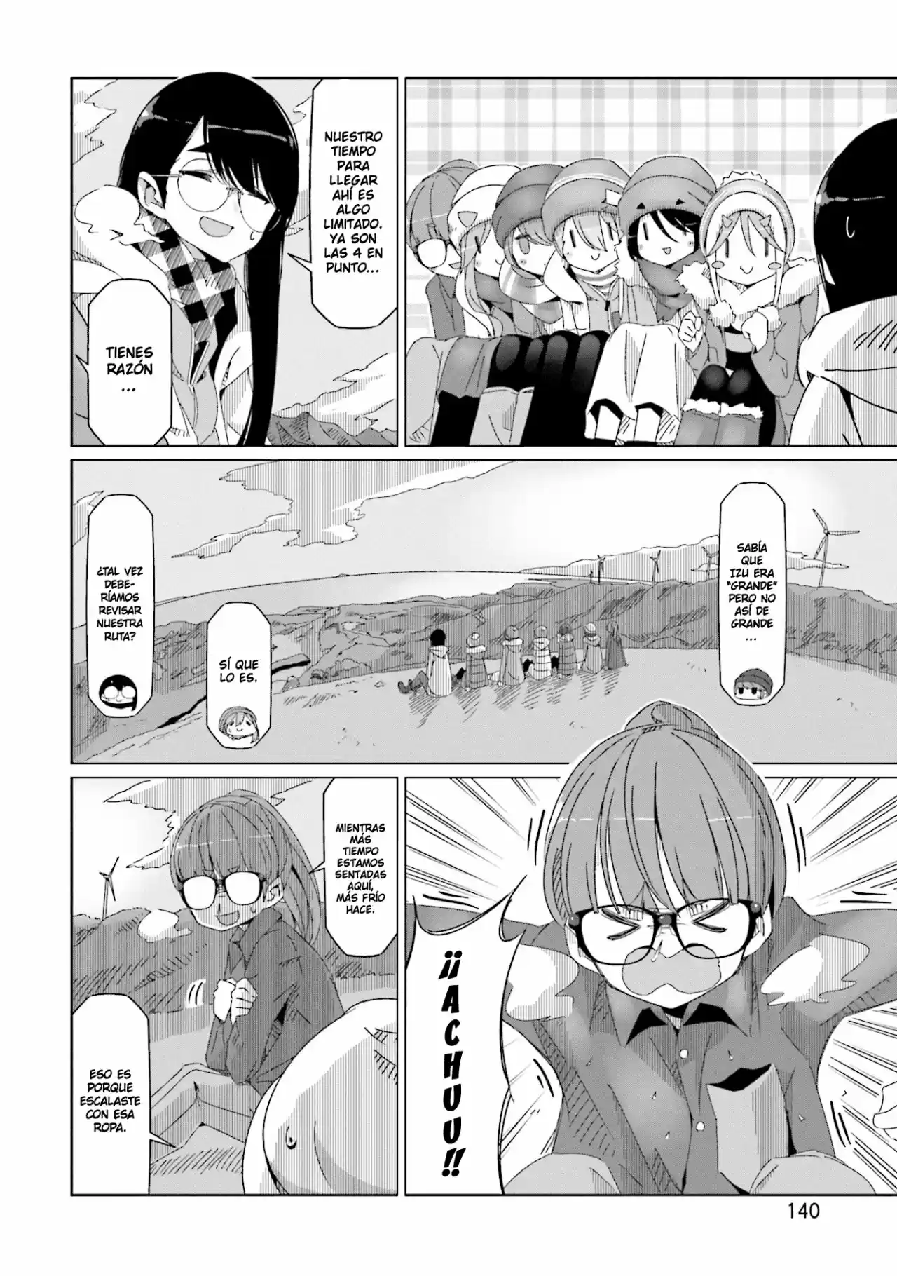 Yurucamp capítulo 46, página 10