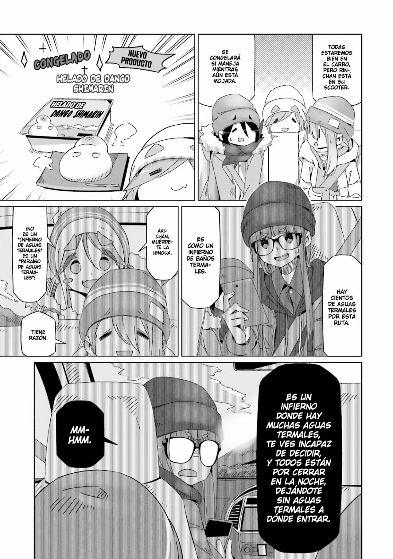 Yurucamp capítulo 46, página 13