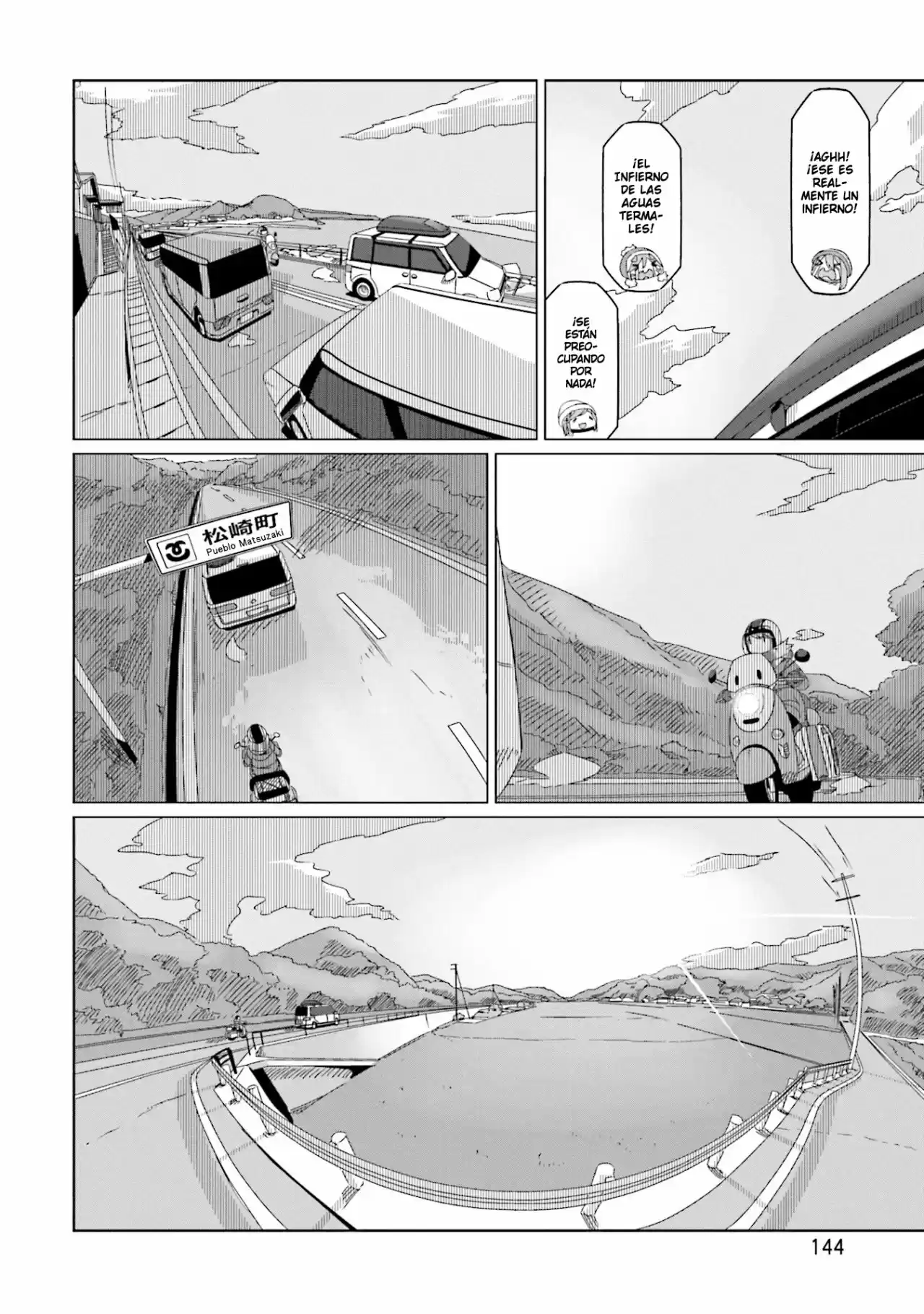 Yurucamp capítulo 46, página 14