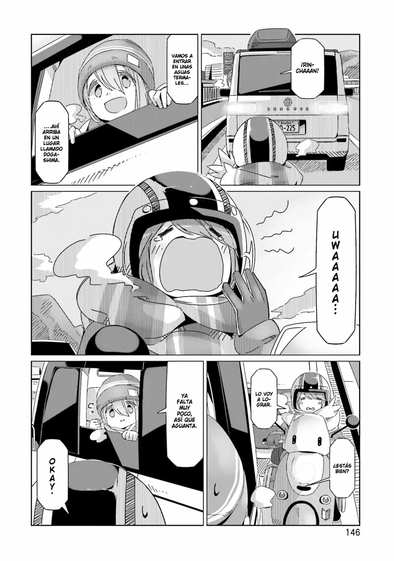 Yurucamp capítulo 46, página 16