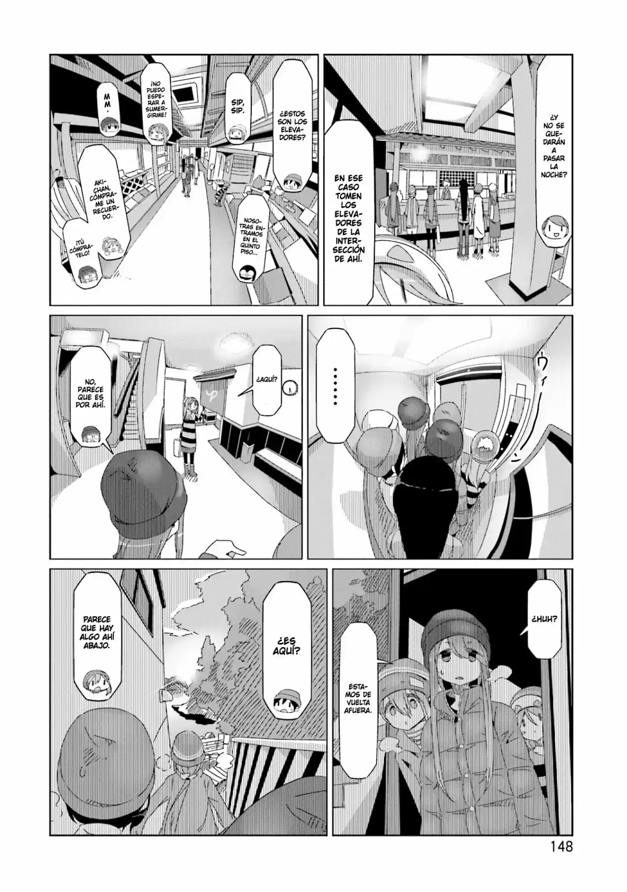 Yurucamp capítulo 46, página 18