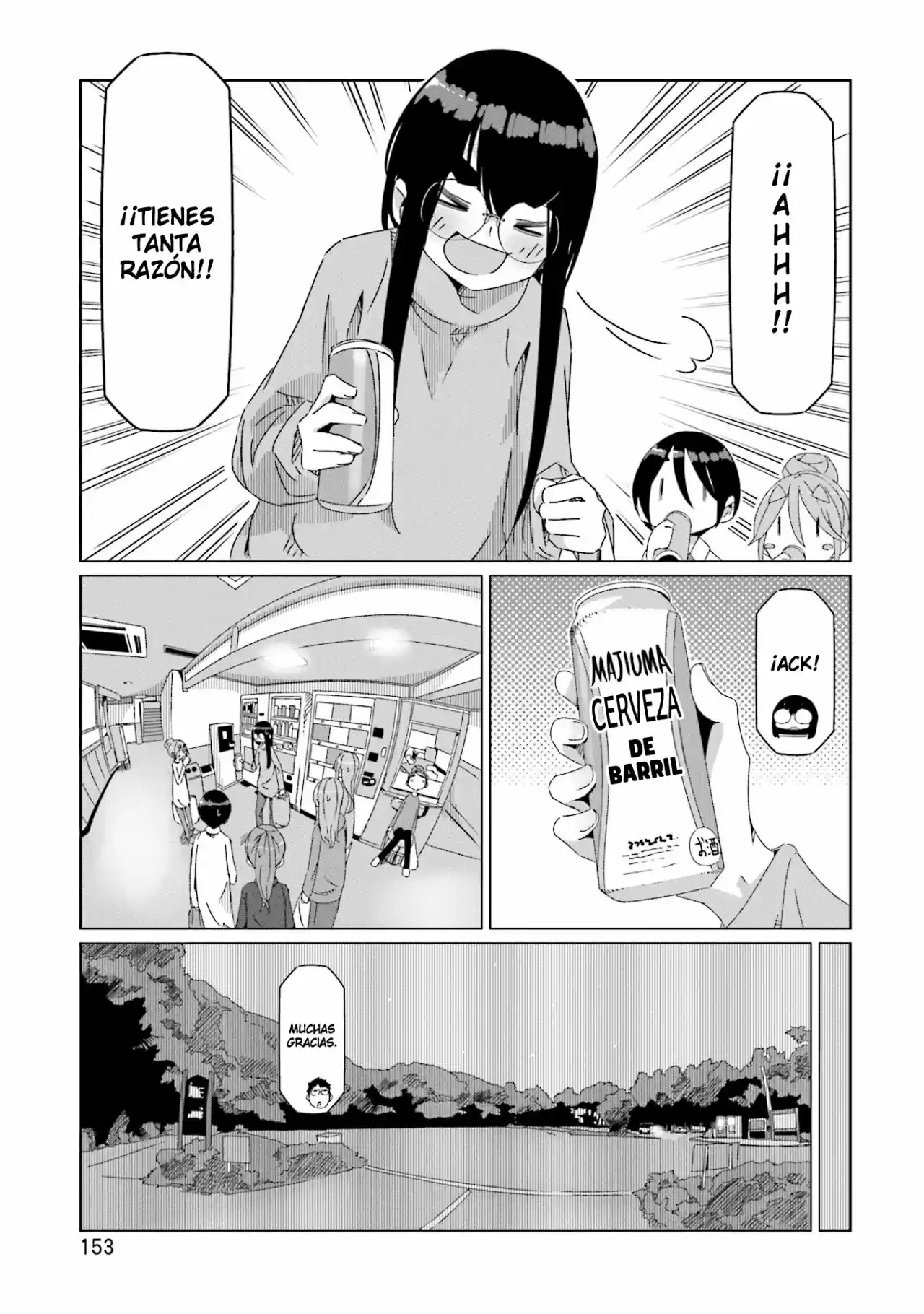 Yurucamp capítulo 46, página 23