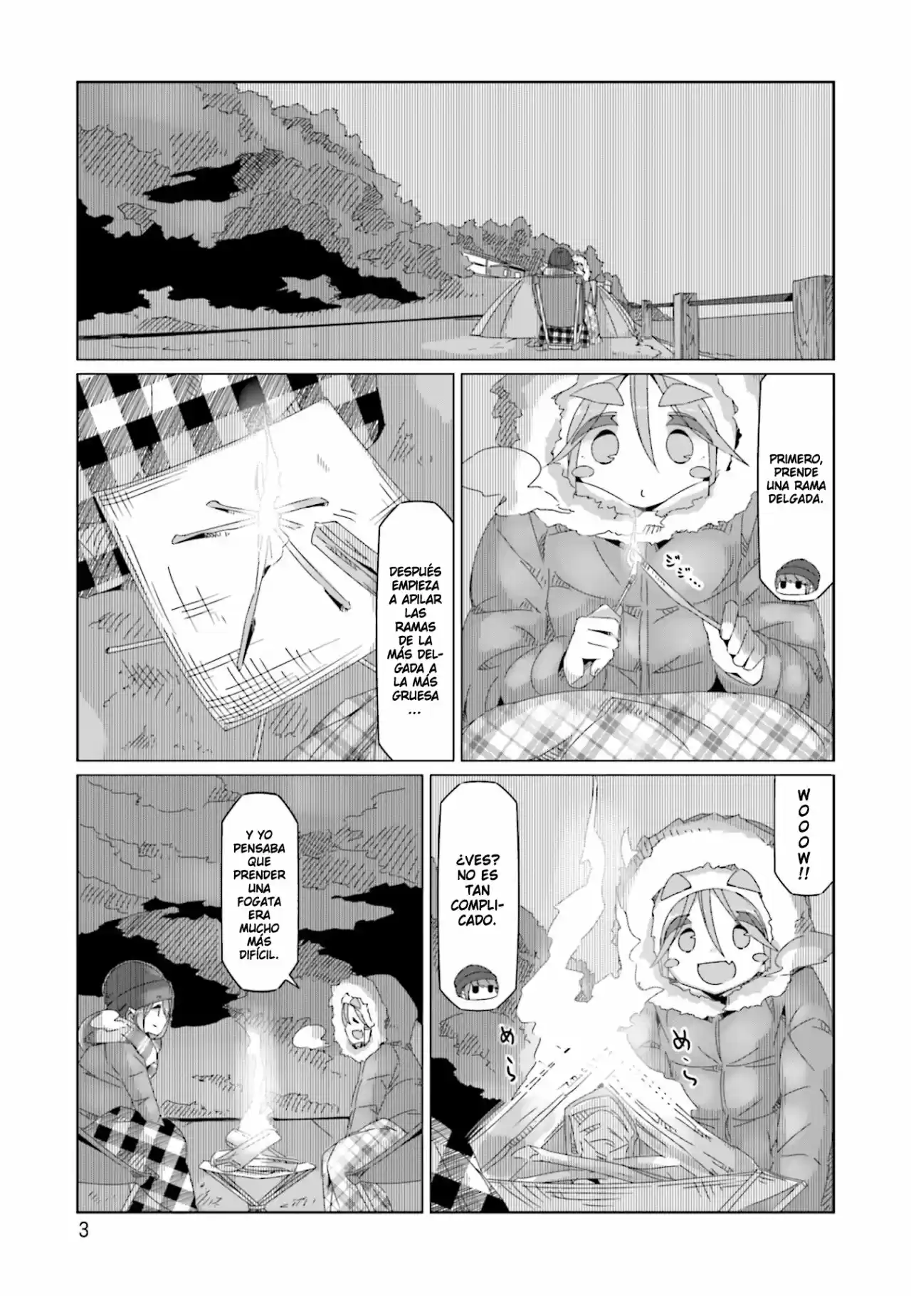Yurucamp capítulo 47, página 4