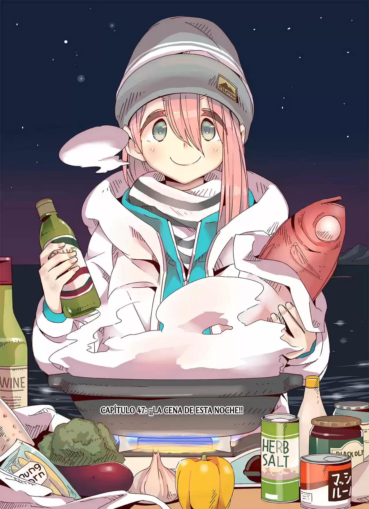 Yurucamp capítulo 47, página 7