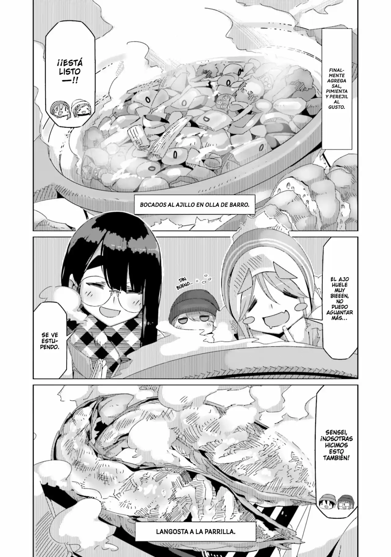 Yurucamp capítulo 47, página 9