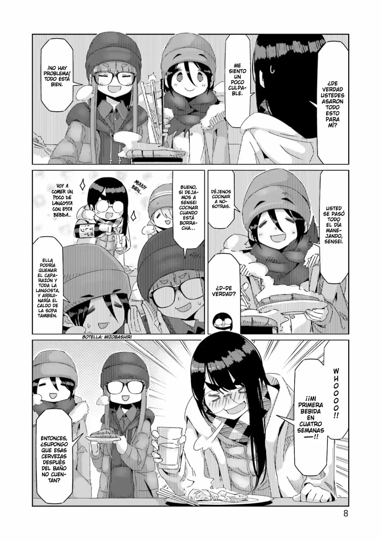 Yurucamp capítulo 47, página 10